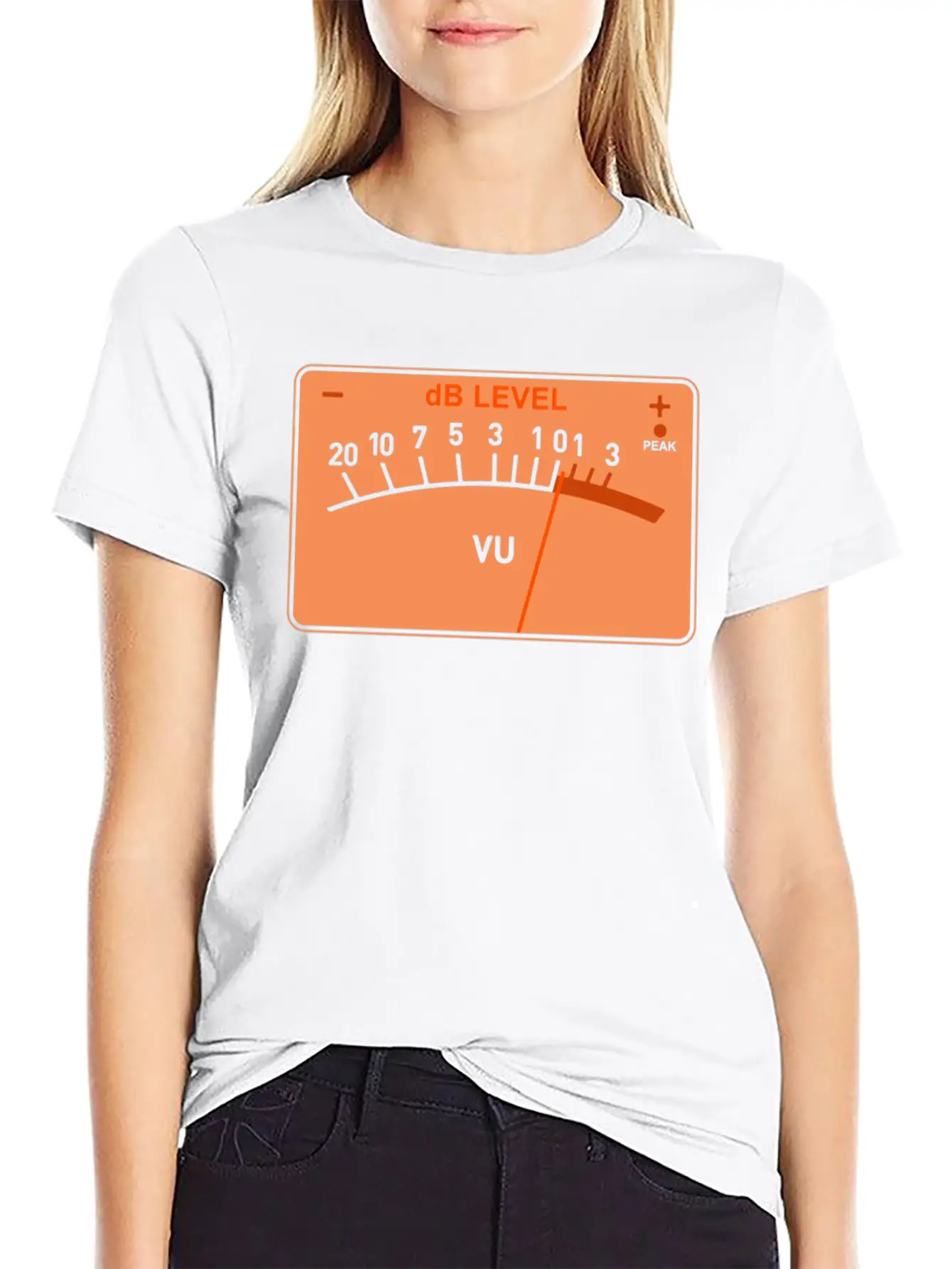 Volume Meter Stylish Everyday T-Shirt – Unisex Basic Cotton Tee