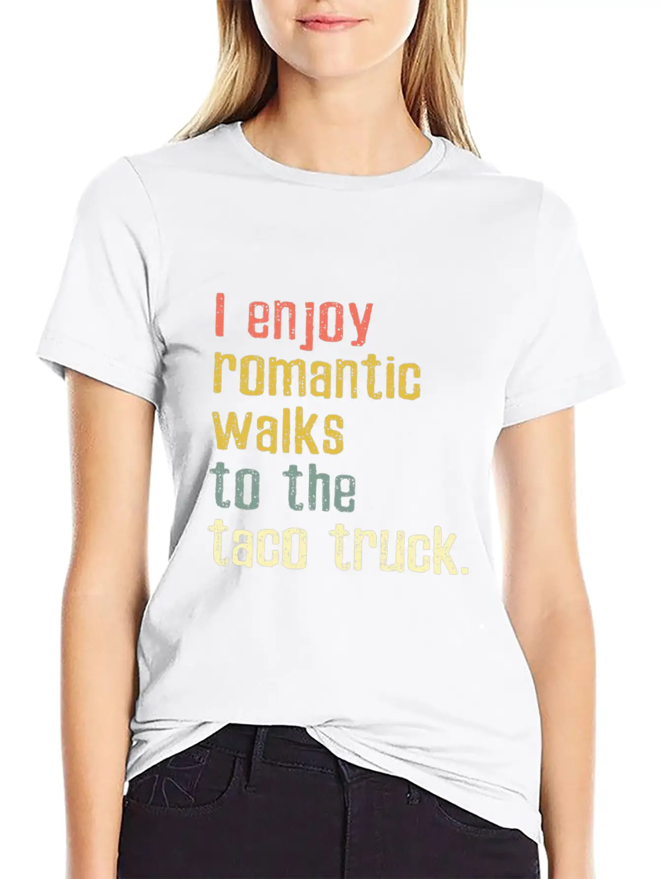 Walk Taco Truck Stylish Everyday T-Shirt – Unisex Basic Cotton Tee