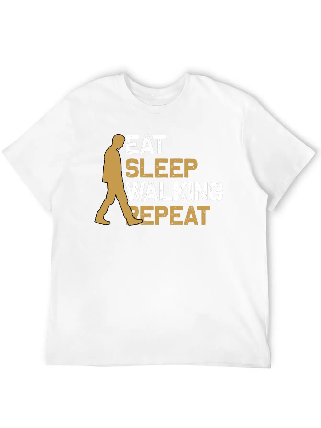 Walking Eat Sleep Basic Graphic T-Shirt – Daily Comfort In Soft Cotton