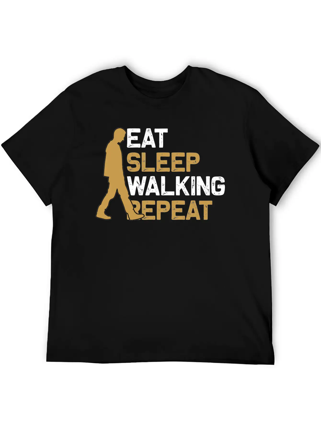 Walking Eat Sleep Basic Graphic T-Shirt – Daily Comfort In Soft Cotton