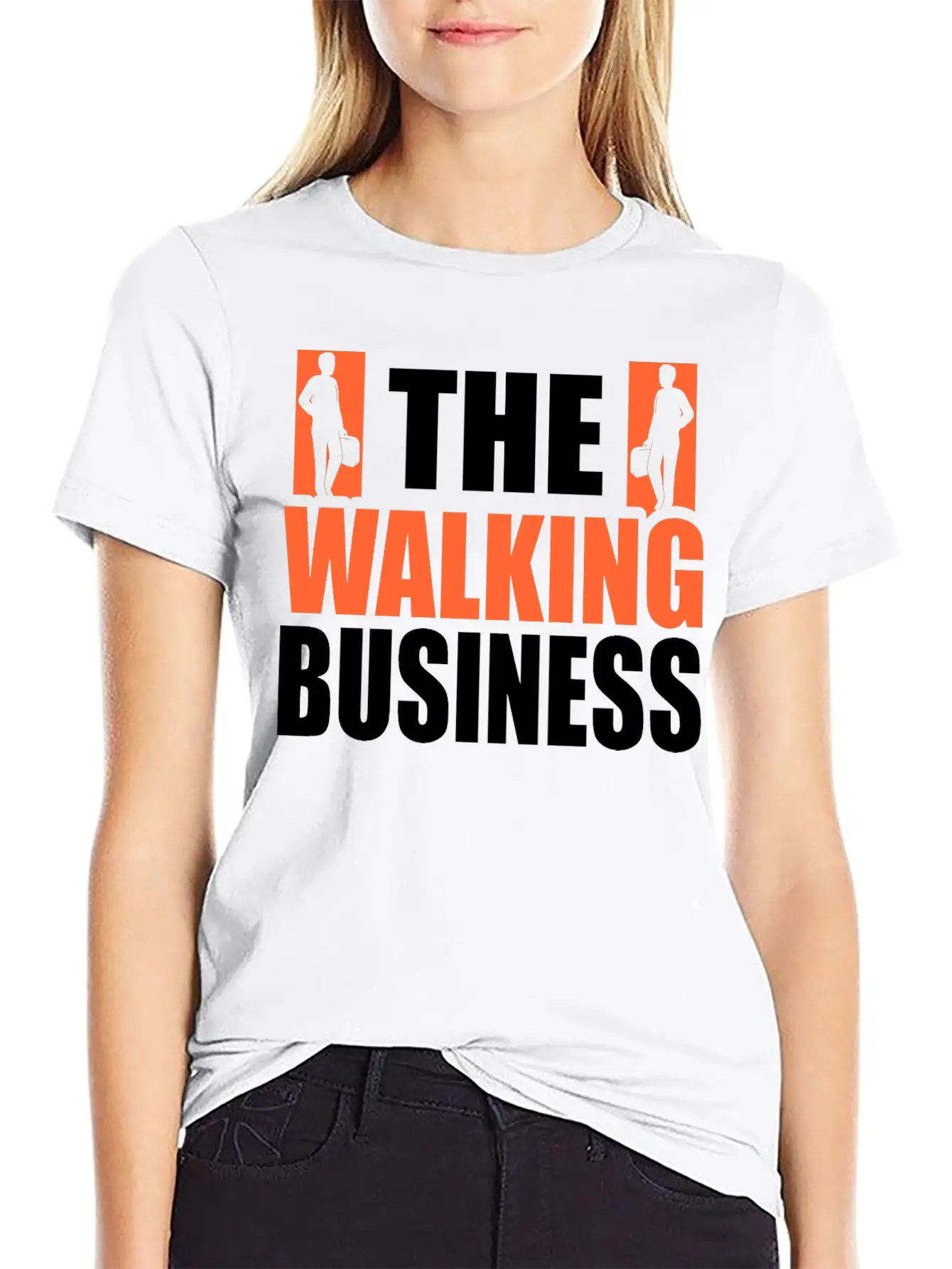 Walking Exercise Healthy Qoute Gift Lightweight Cotton T-Shirt – Daily Comfort Graphic Shirt