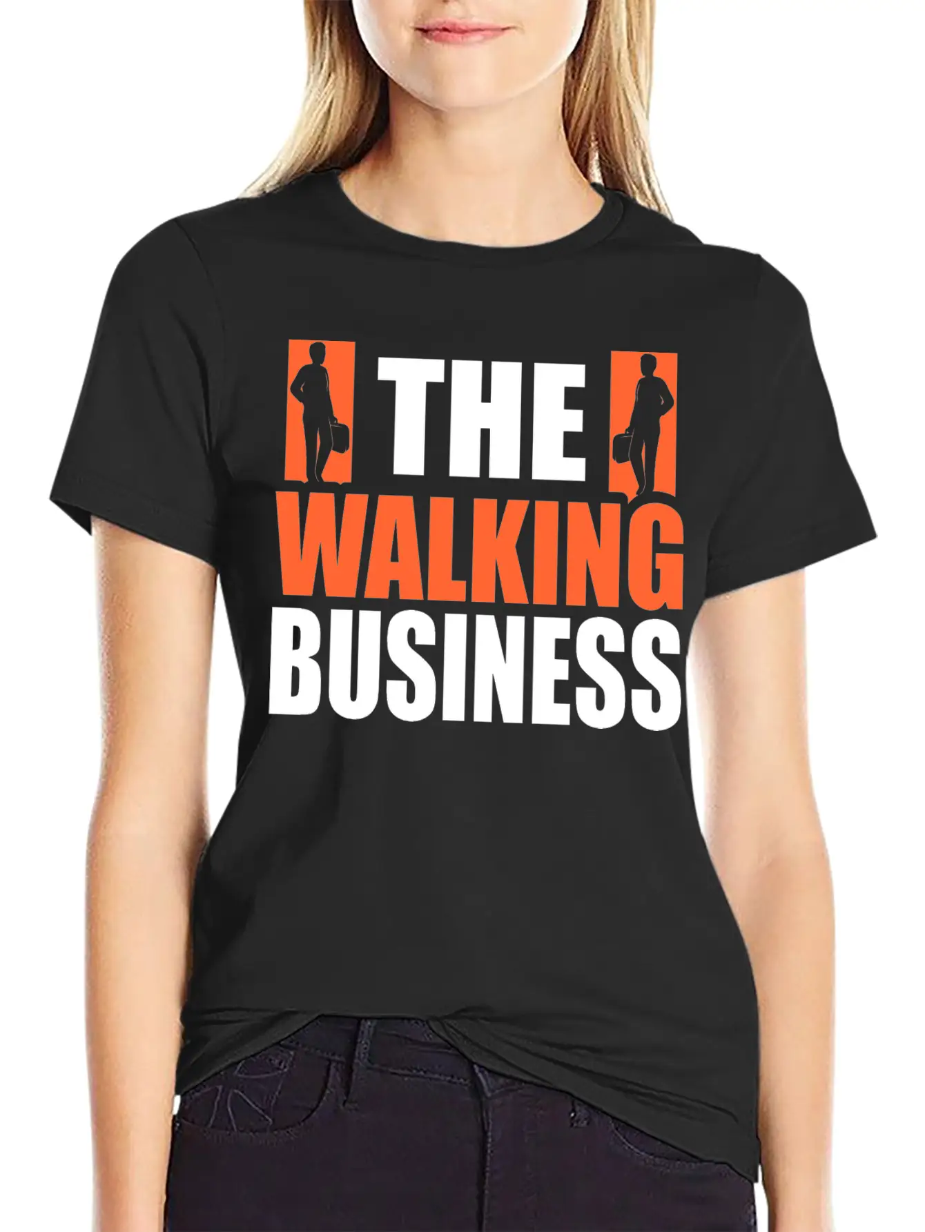 Walking Exercise Healthy Qoute Gift Lightweight Cotton T-Shirt – Daily Comfort Graphic Shirt