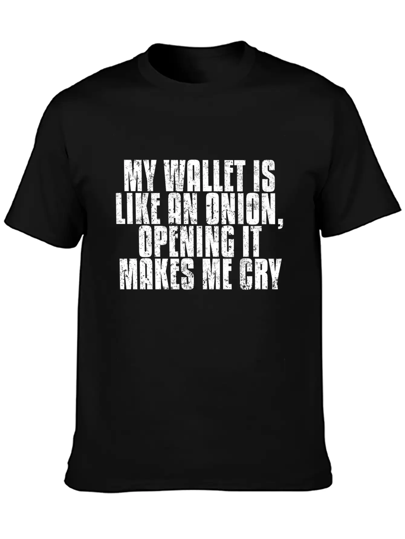 Wallet Quote Stylish Everyday T-Shirt – Unisex Basic Cotton Tee