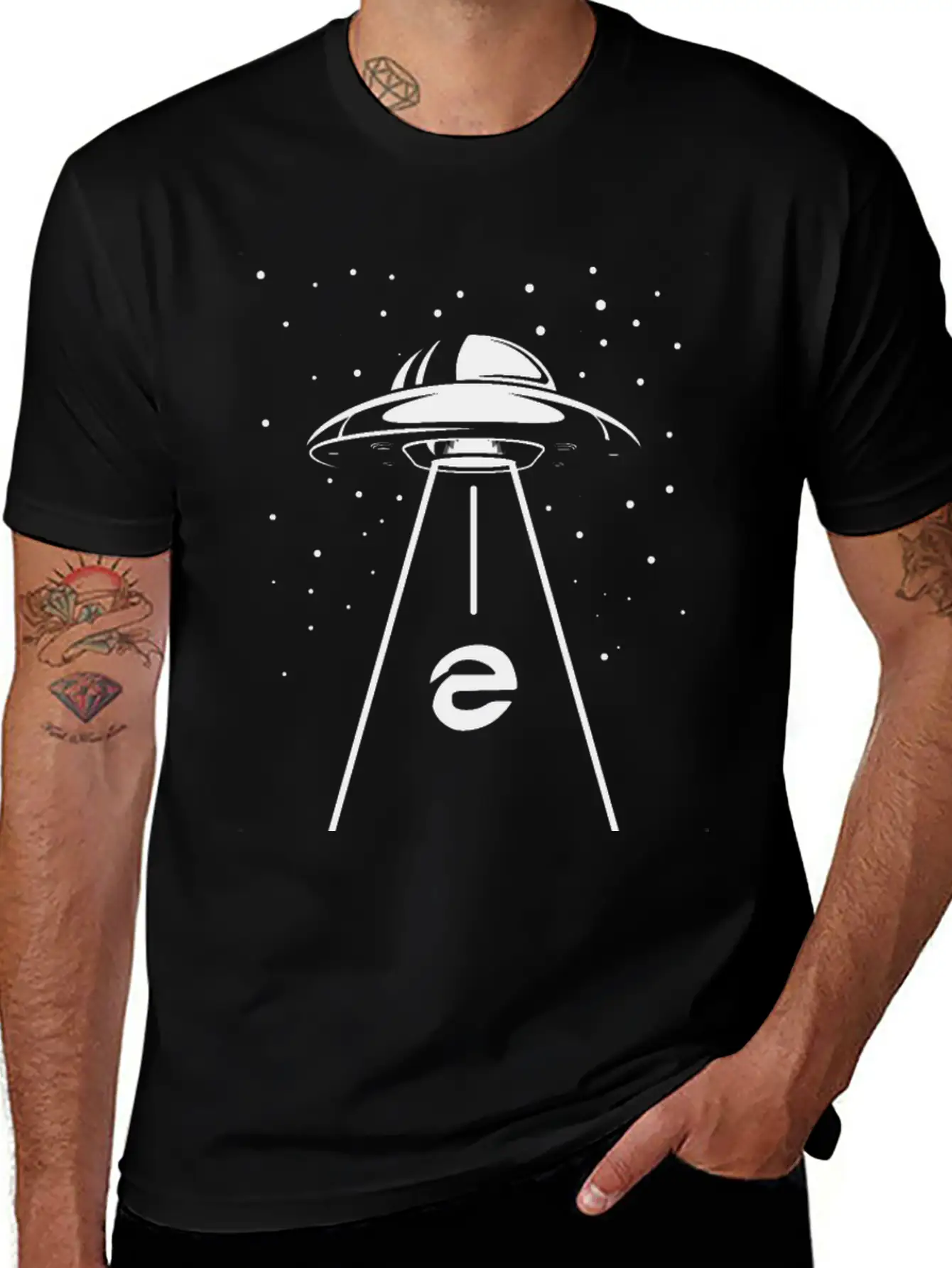 Web Browser UFO Abduction Unisex Casual T-Shirt – Clean Design For Daily Comfort