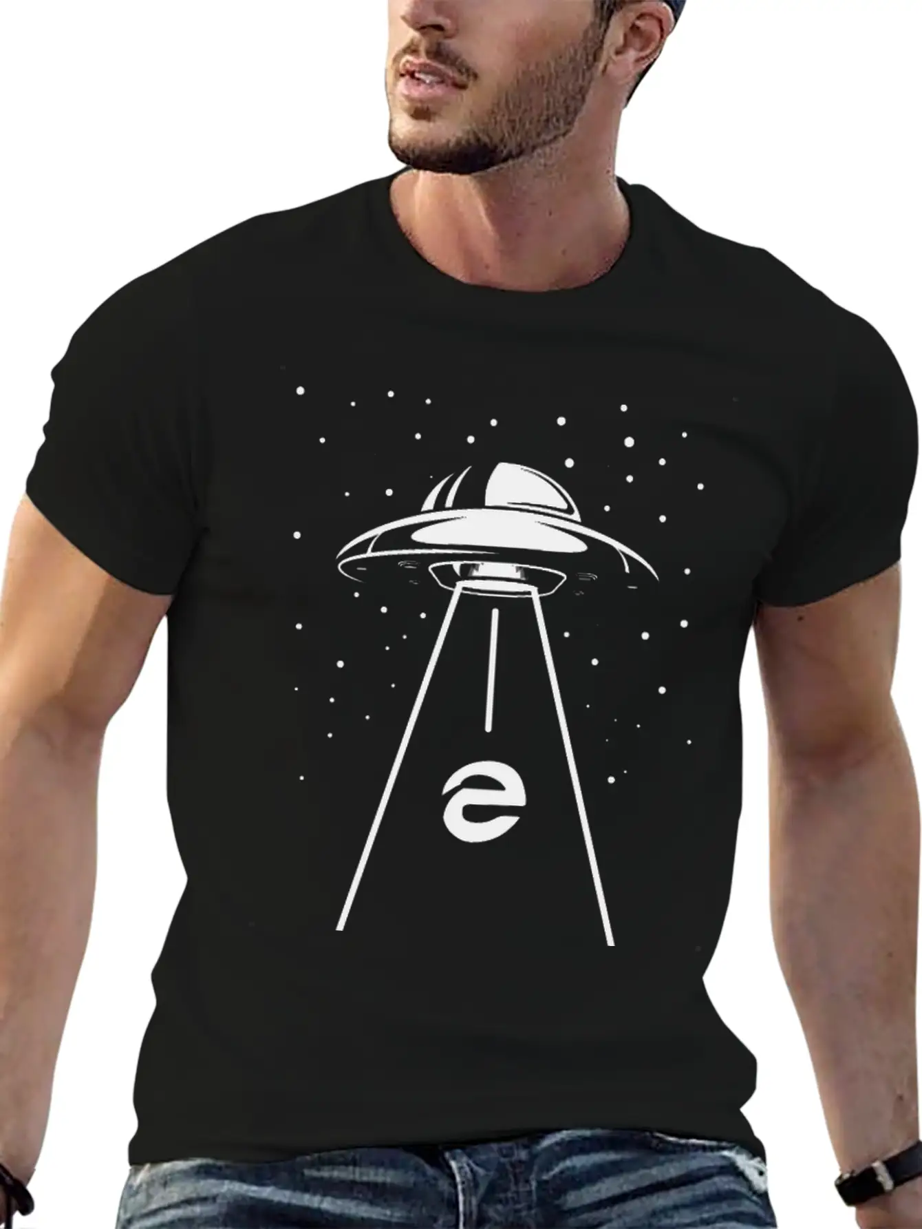 Web Browser UFO Abduction Unisex Casual T-Shirt – Clean Design For Daily Comfort