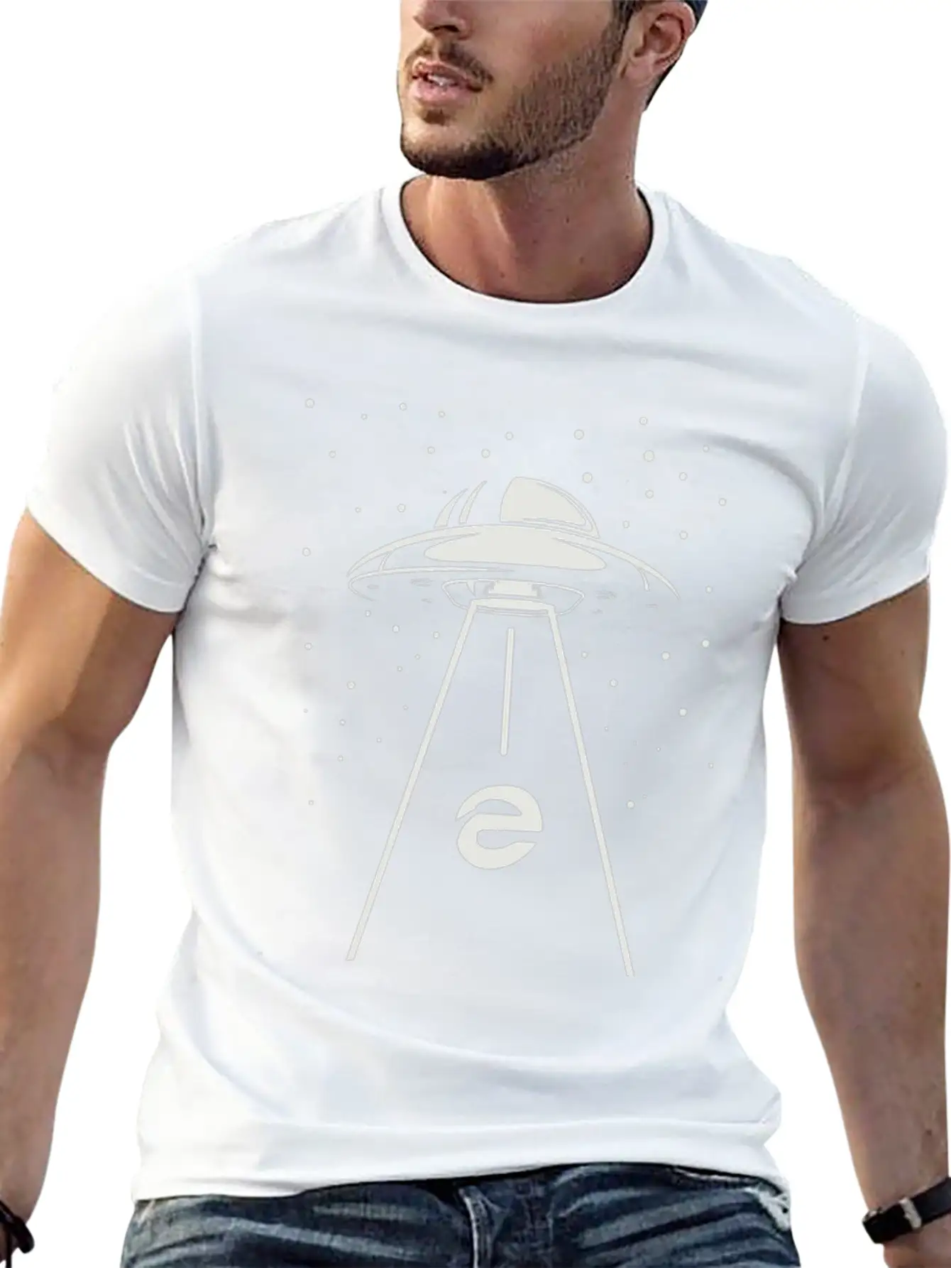 Web Browser UFO Abduction Unisex Casual T-Shirt – Clean Design For Daily Comfort