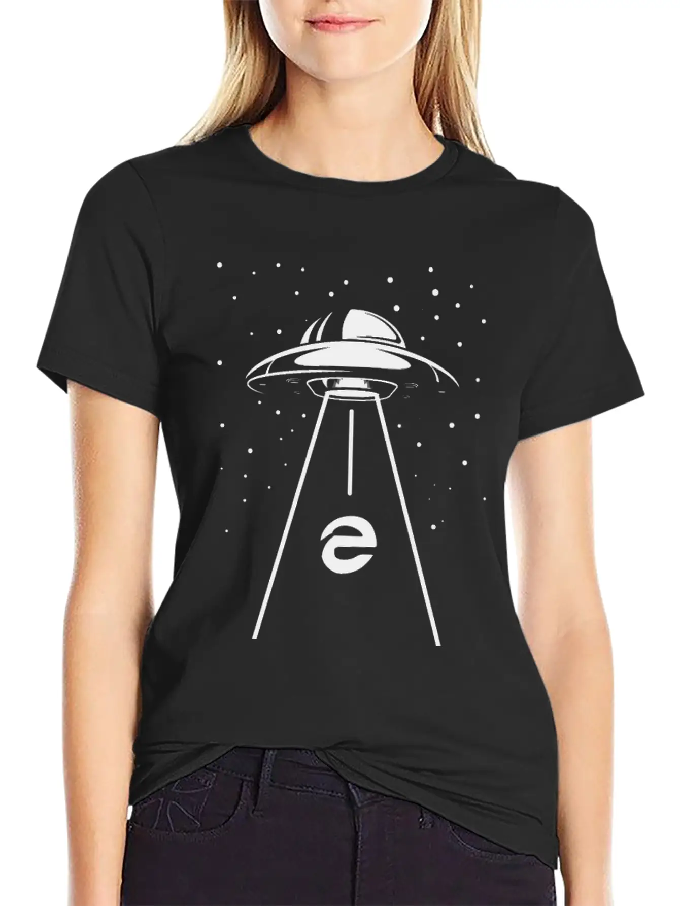 Web Browser UFO Abduction Unisex Casual T-Shirt – Clean Design For Daily Comfort