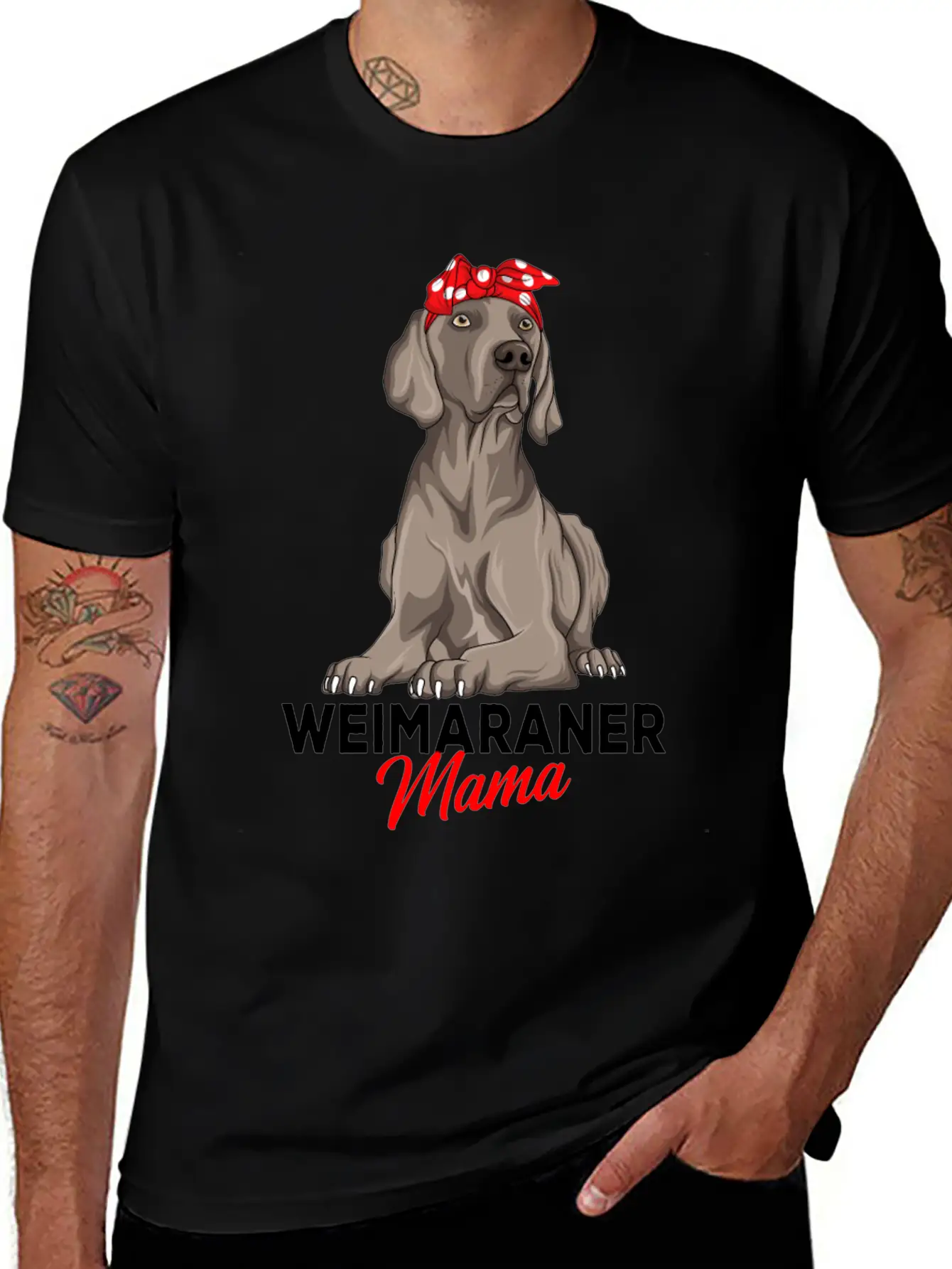 Weimaraner Dog Basic Graphic T-Shirt – Daily Comfort In Soft Cotton