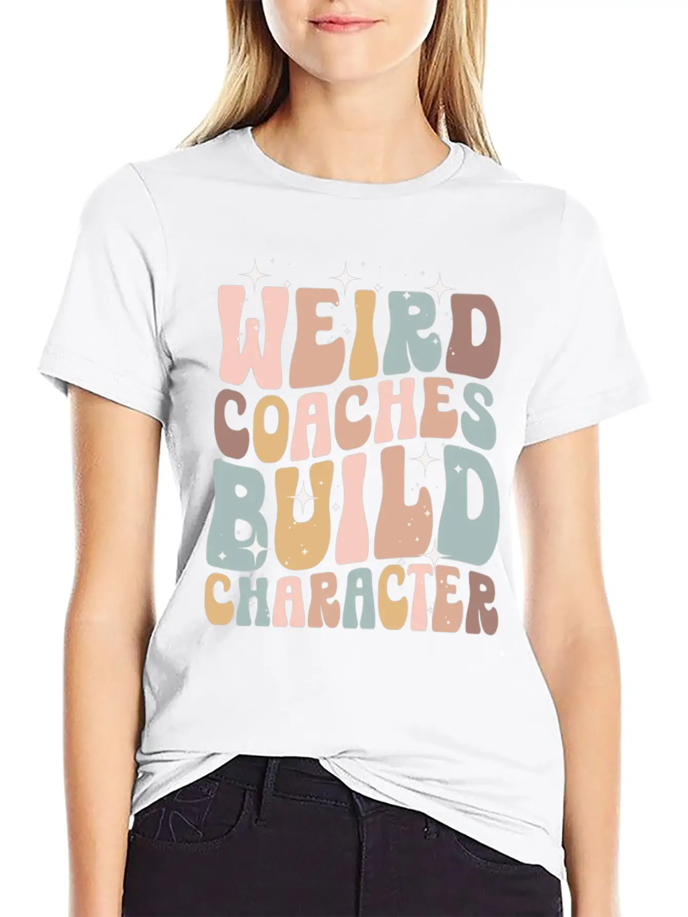 Weird Coaches Build Character Coach Basic Graphic T-Shirt – Daily Comfort In Soft Cotton