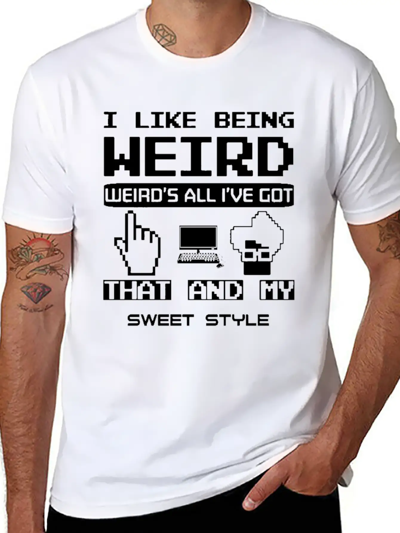 Weird - I Like Being Weird Awesome T-shirt Stylish Everyday T-Shirt – Unisex Basic Cotton Tee