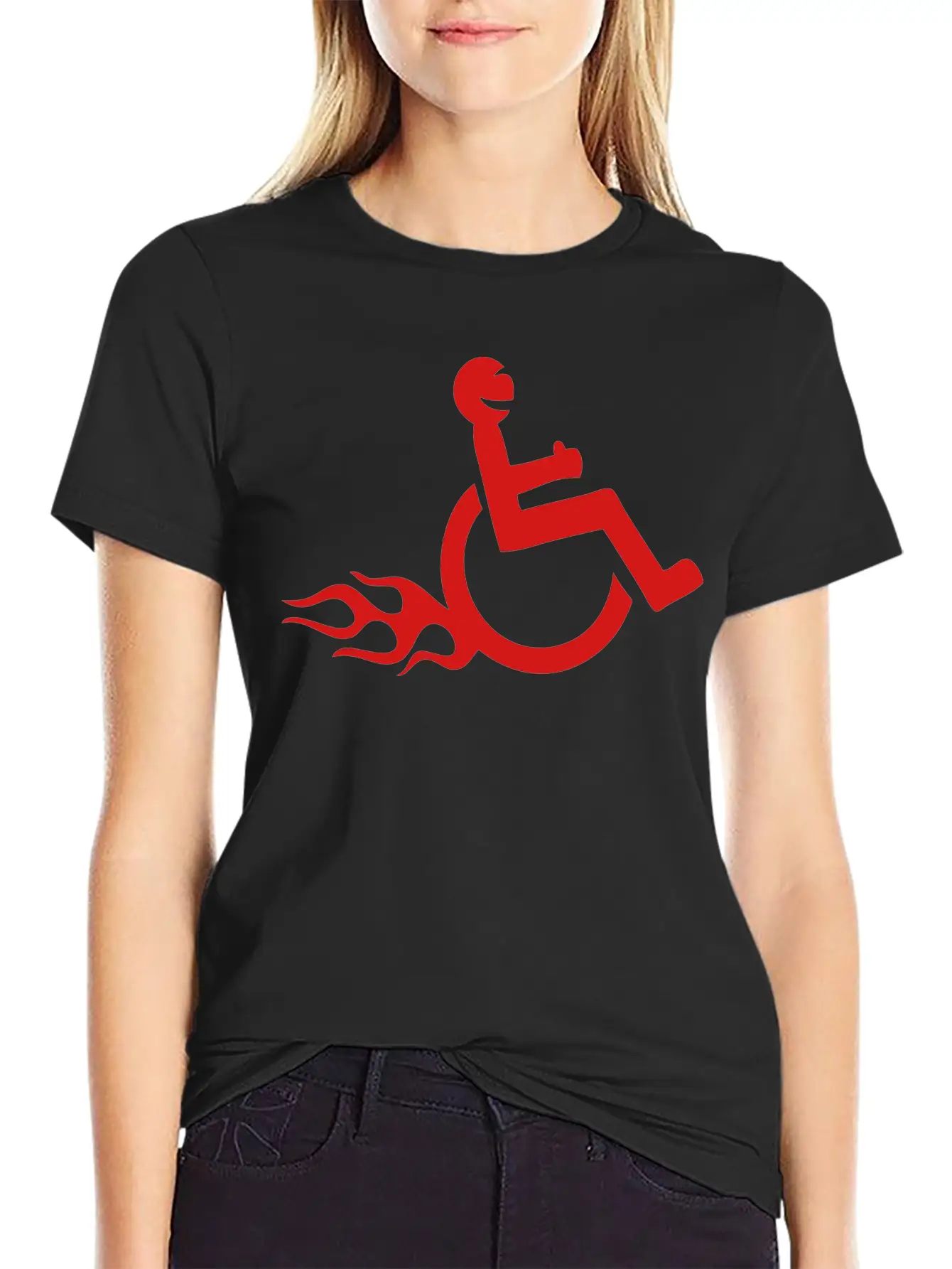 Wheelchair Basic Graphic T-Shirt – Daily Comfort In Soft Cotton