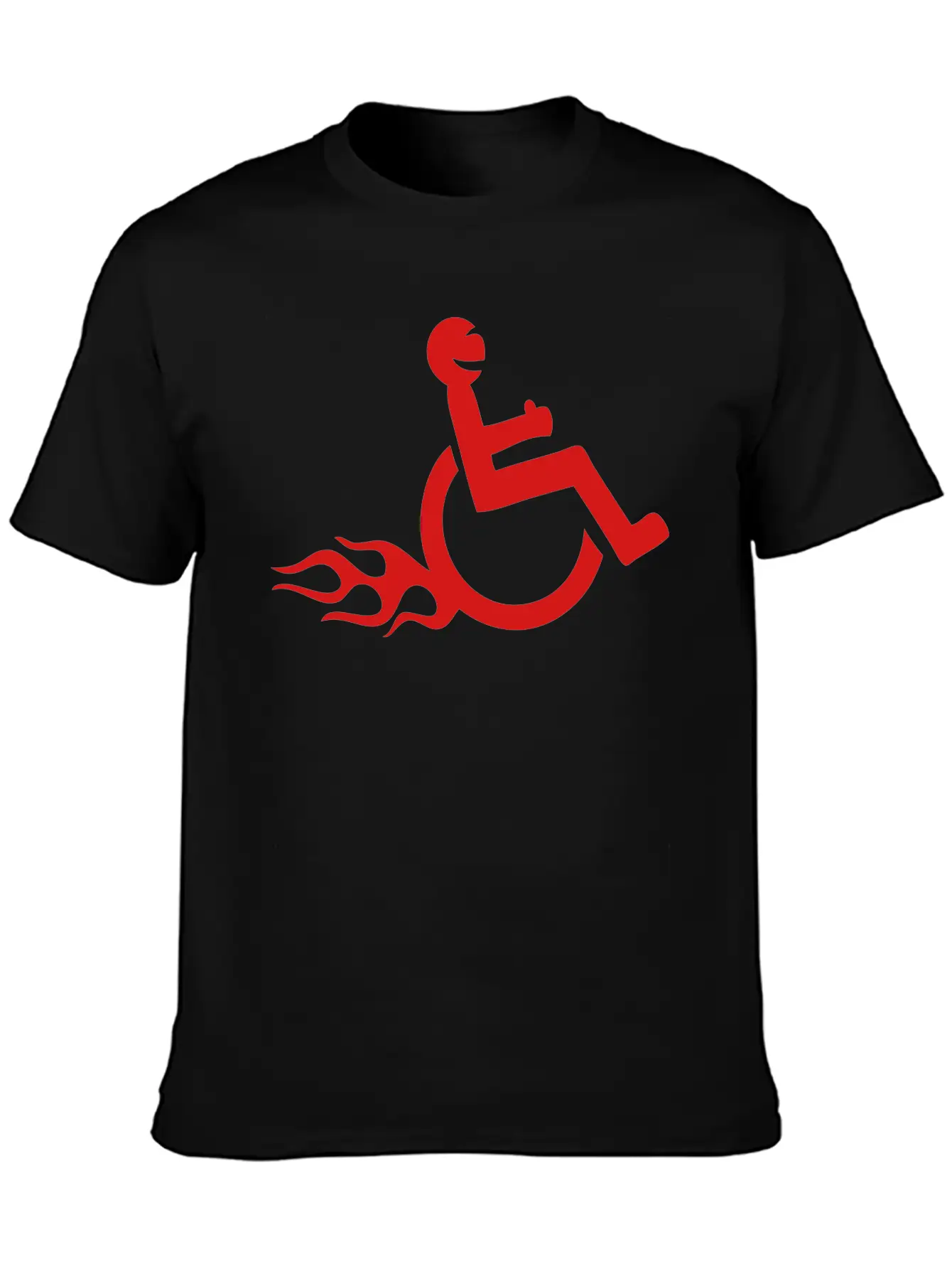 Wheelchair Basic Graphic T-Shirt – Daily Comfort In Soft Cotton