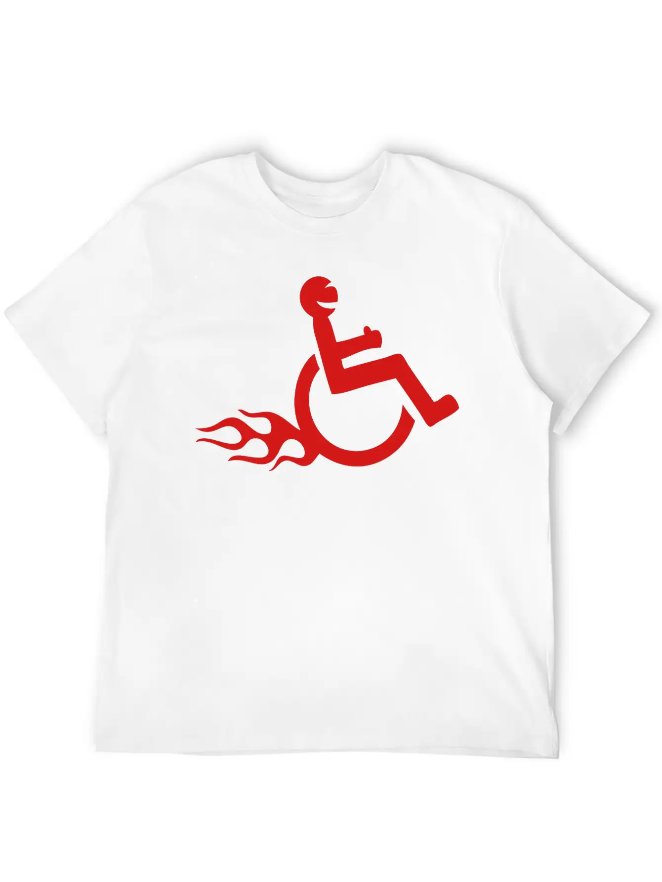 Wheelchair Basic Graphic T-Shirt – Daily Comfort In Soft Cotton