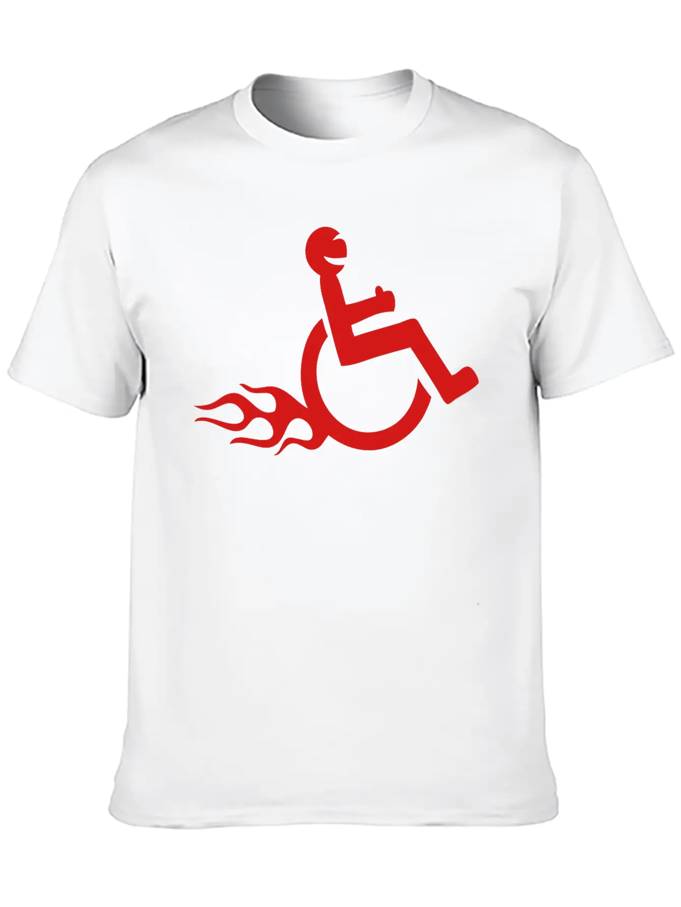 Wheelchair Basic Graphic T-Shirt – Daily Comfort In Soft Cotton