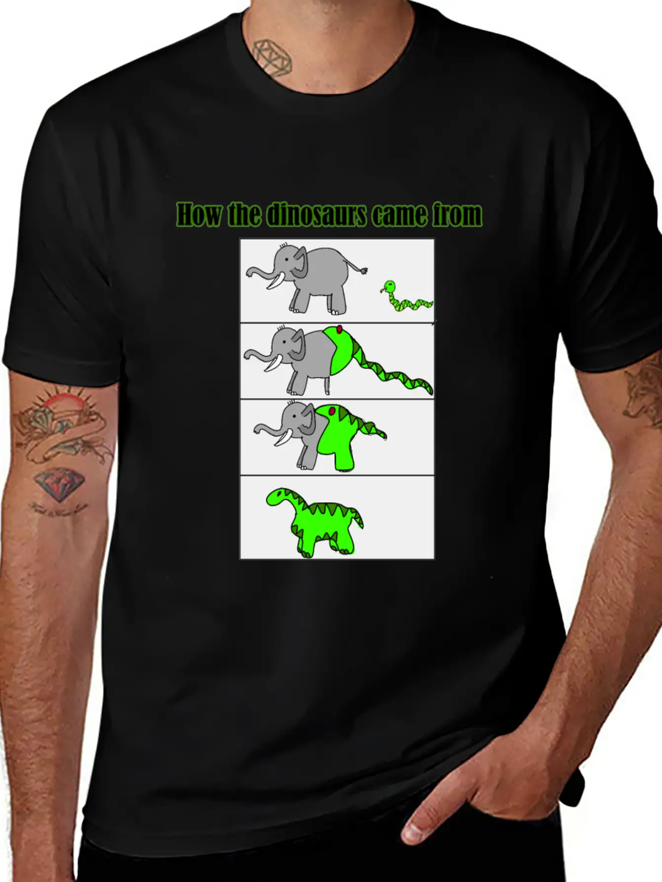 Where The Dinosaurs Came From Stylish Everyday T-Shirt – Unisex Basic Cotton Tee