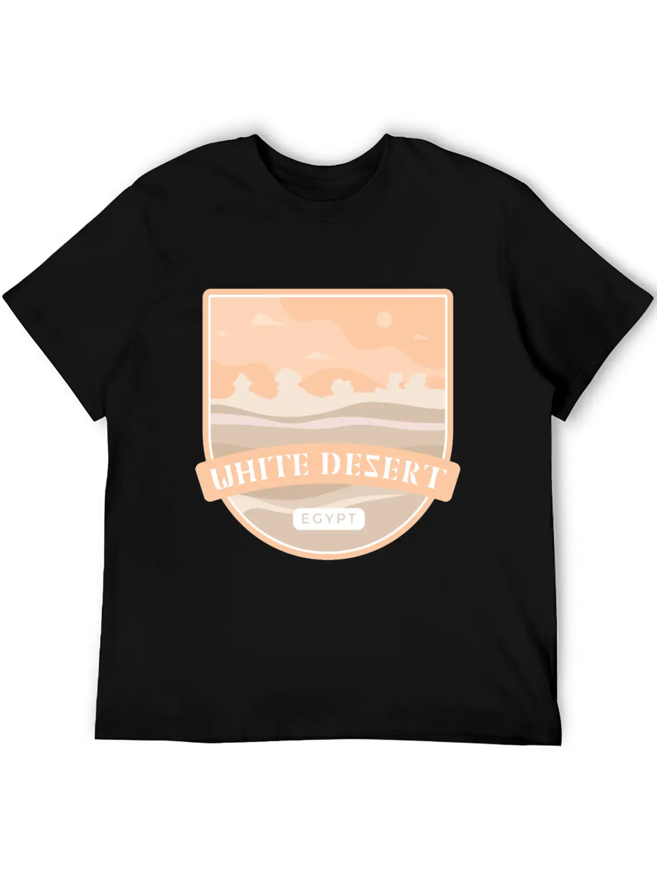 White Desert National Park – Egypt Stylish Everyday T-Shirt – Unisex Basic Cotton Tee