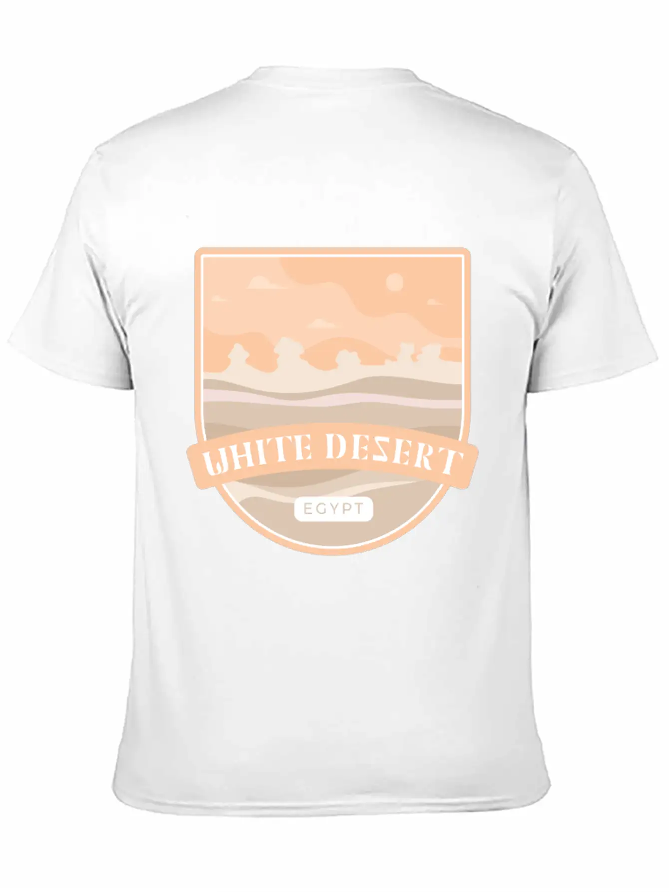 White Desert National Park – Egypt Stylish Everyday T-Shirt – Unisex Basic Cotton Tee