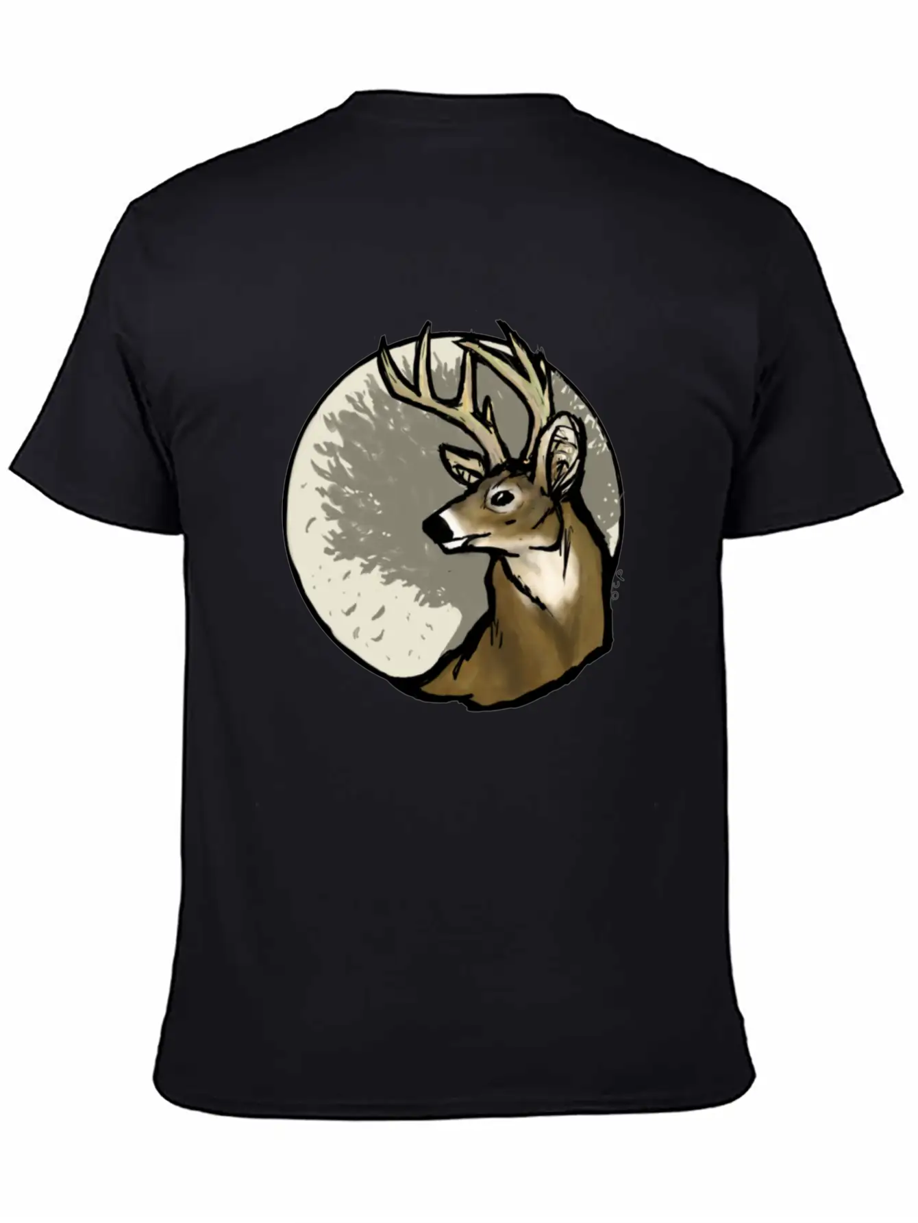 White Tail Deer Stylish Everyday T-Shirt – Unisex Basic Cotton Tee