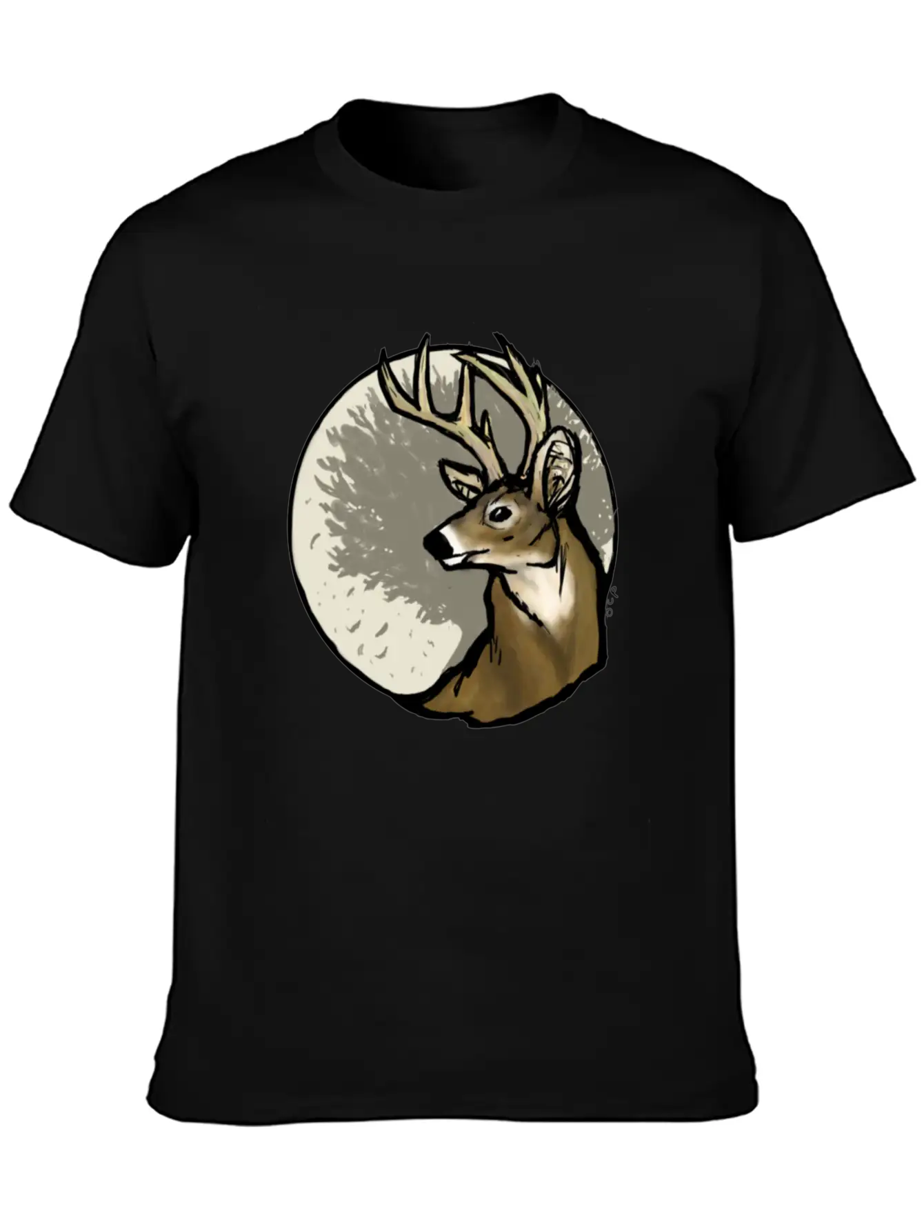 White Tail Deer Stylish Everyday T-Shirt – Unisex Basic Cotton Tee