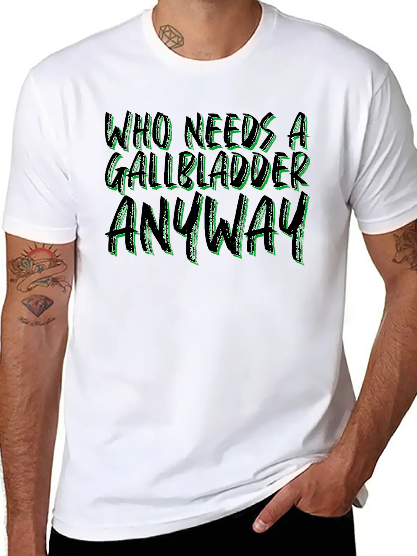 Who Needs A Gallbladder Anyway 4 Unisex Cotton Tee – Relaxed Fit For Any Occasion