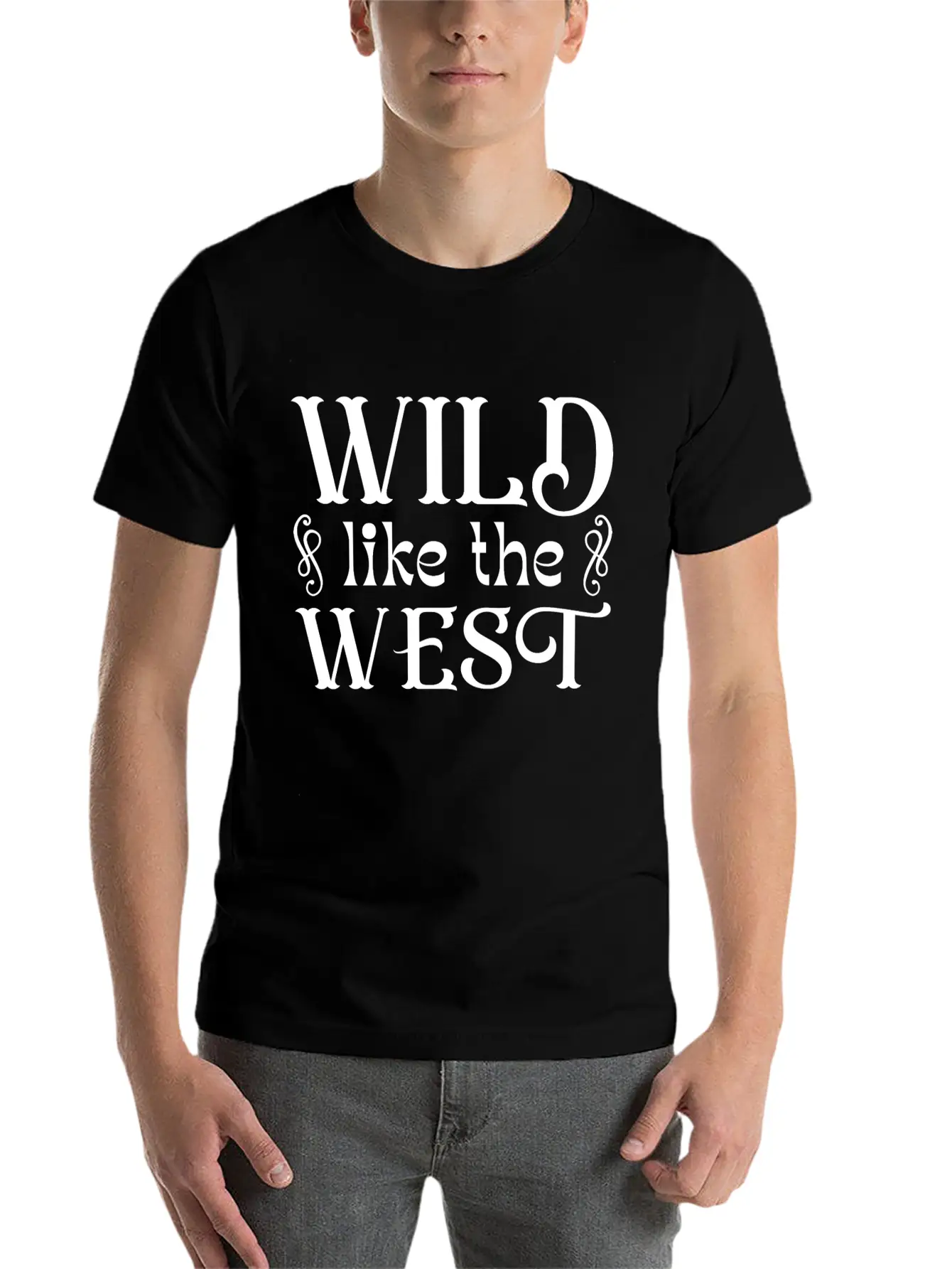 Wild Like The West Stylish Everyday T-Shirt – Unisex Basic Cotton Tee