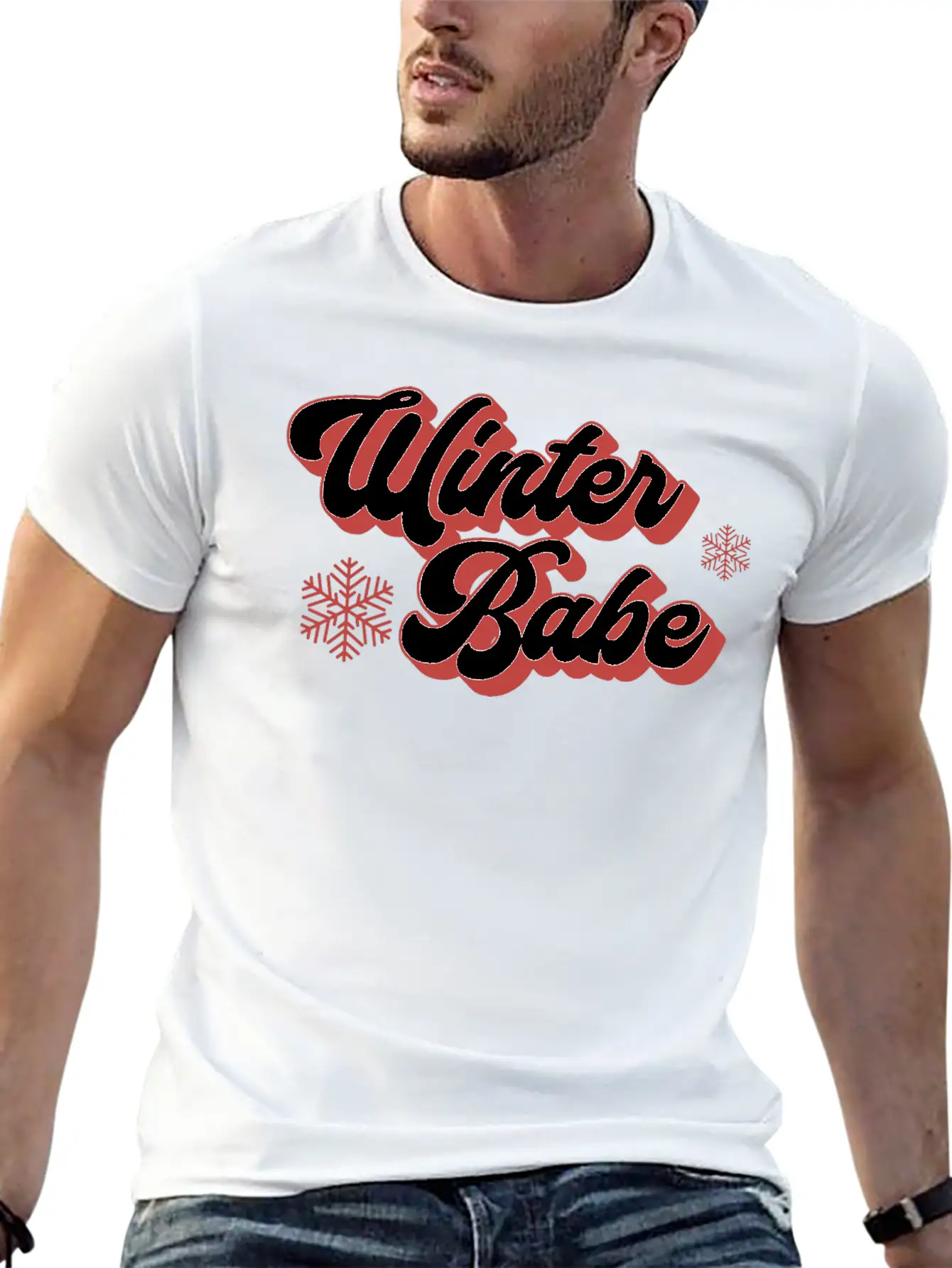 Winter Babe Basic Graphic T-Shirt – Daily Comfort In Soft Cotton