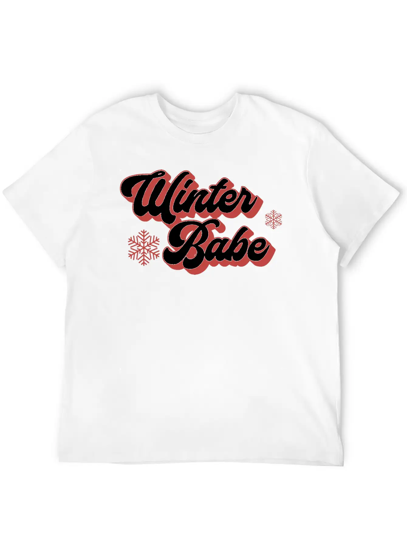 Winter Babe Basic Graphic T-Shirt – Daily Comfort In Soft Cotton