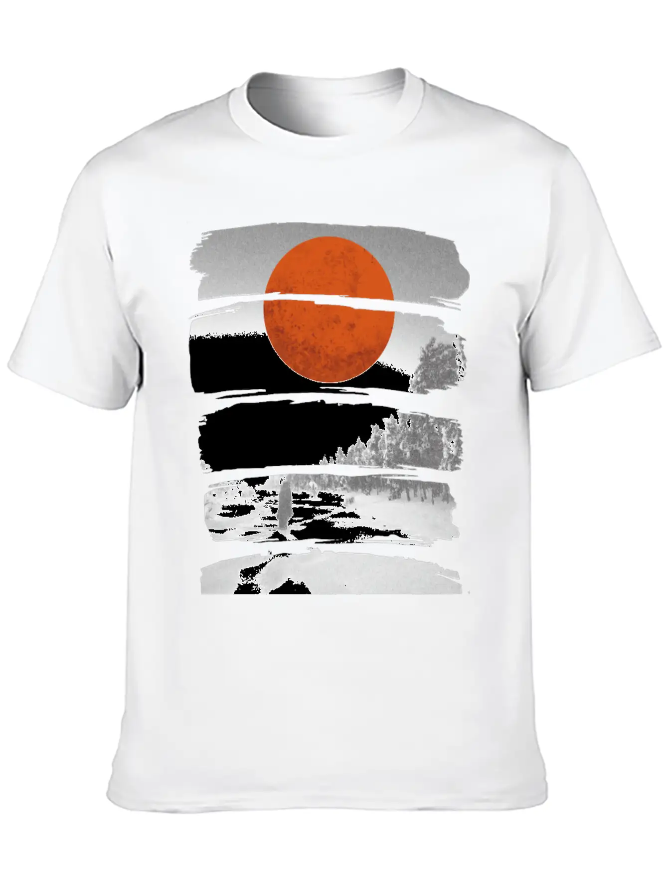 Winter Forest Stylish Everyday T-Shirt – Unisex Basic Cotton Tee