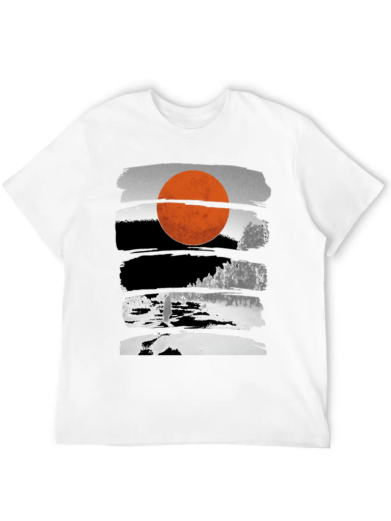 Winter Forest Stylish Everyday T-Shirt – Unisex Basic Cotton Tee