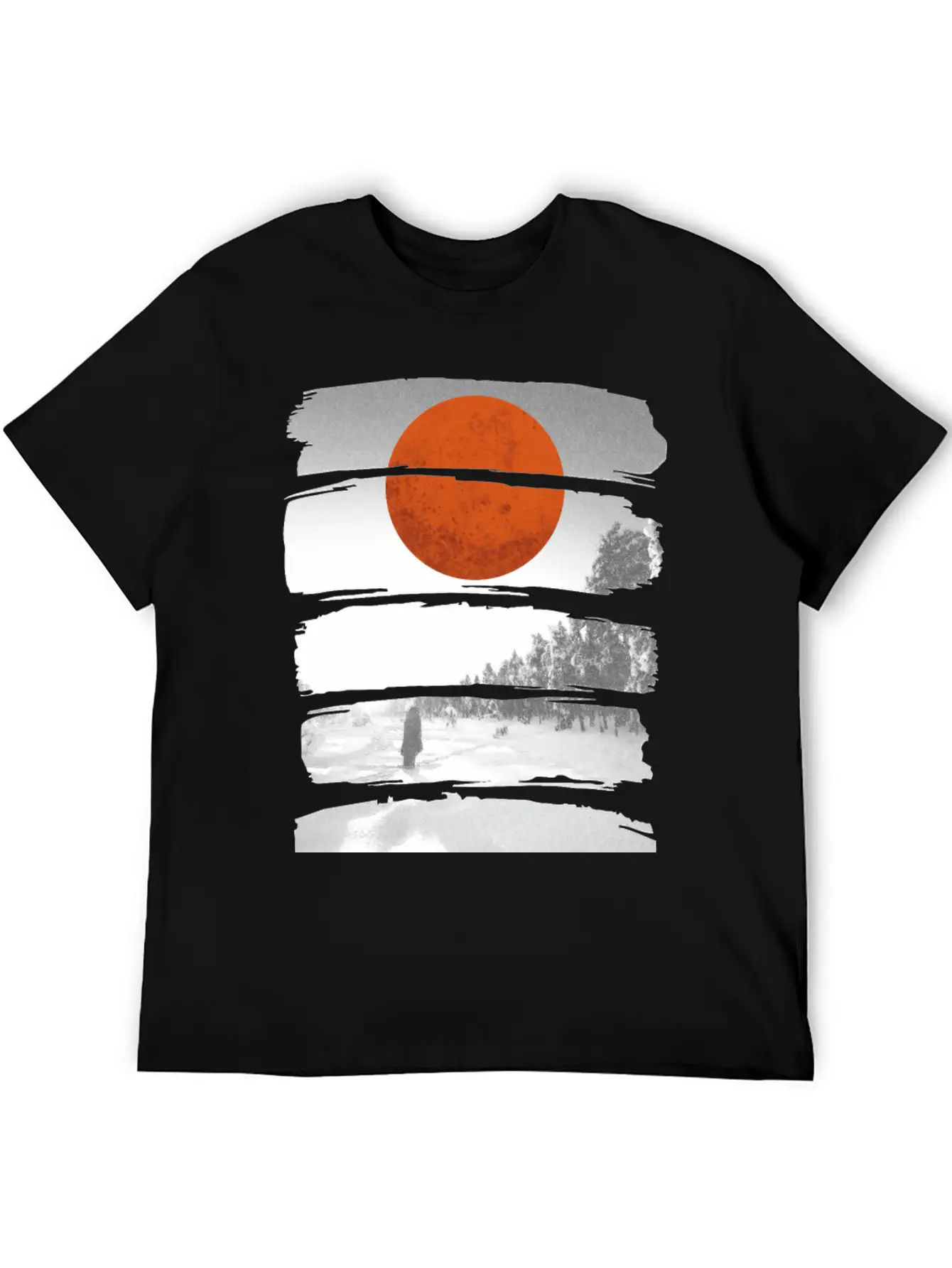 Winter Forest Stylish Everyday T-Shirt – Unisex Basic Cotton Tee