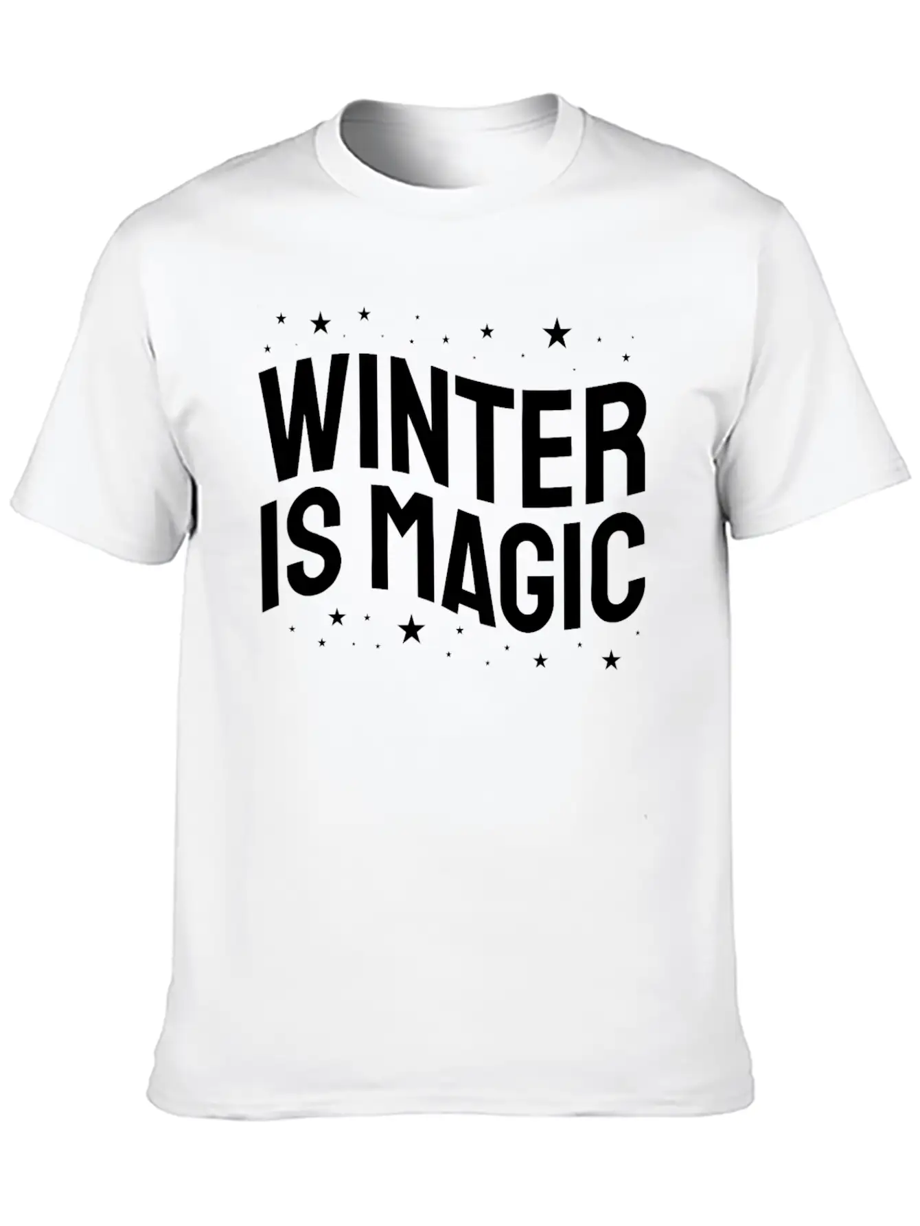 Winter Is Magic Christmas Holiday Season Relaxed Everyday Tee – Lightweight And Durable Cotton