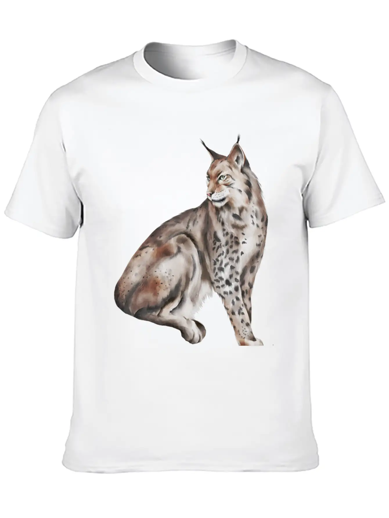 Wo Lynx Basic Graphic T-Shirt – Daily Comfort In Soft Cotton
