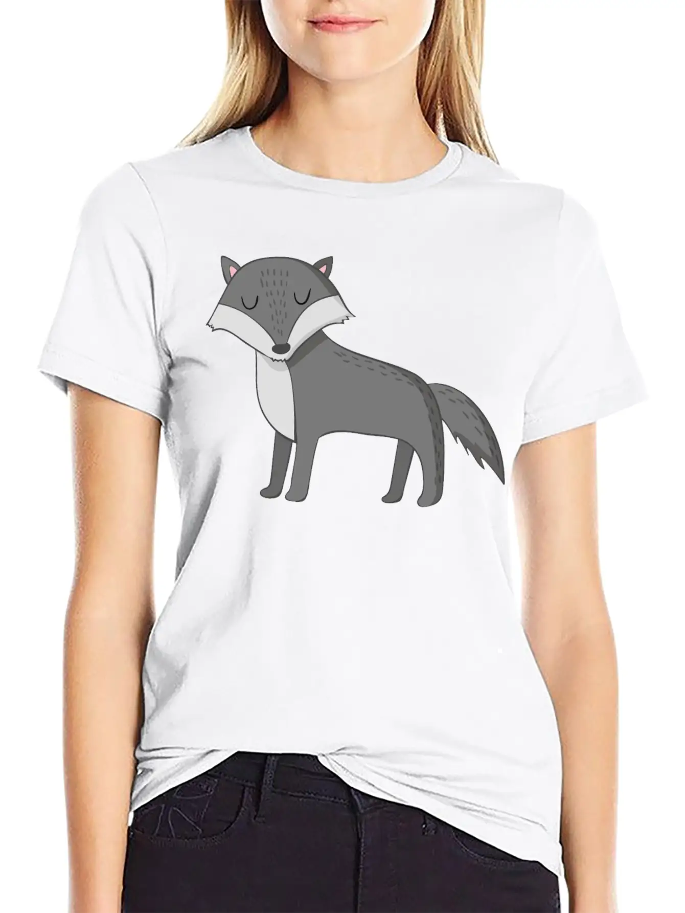 Wolf Basic Graphic T-Shirt – Daily Comfort In Soft Cotton