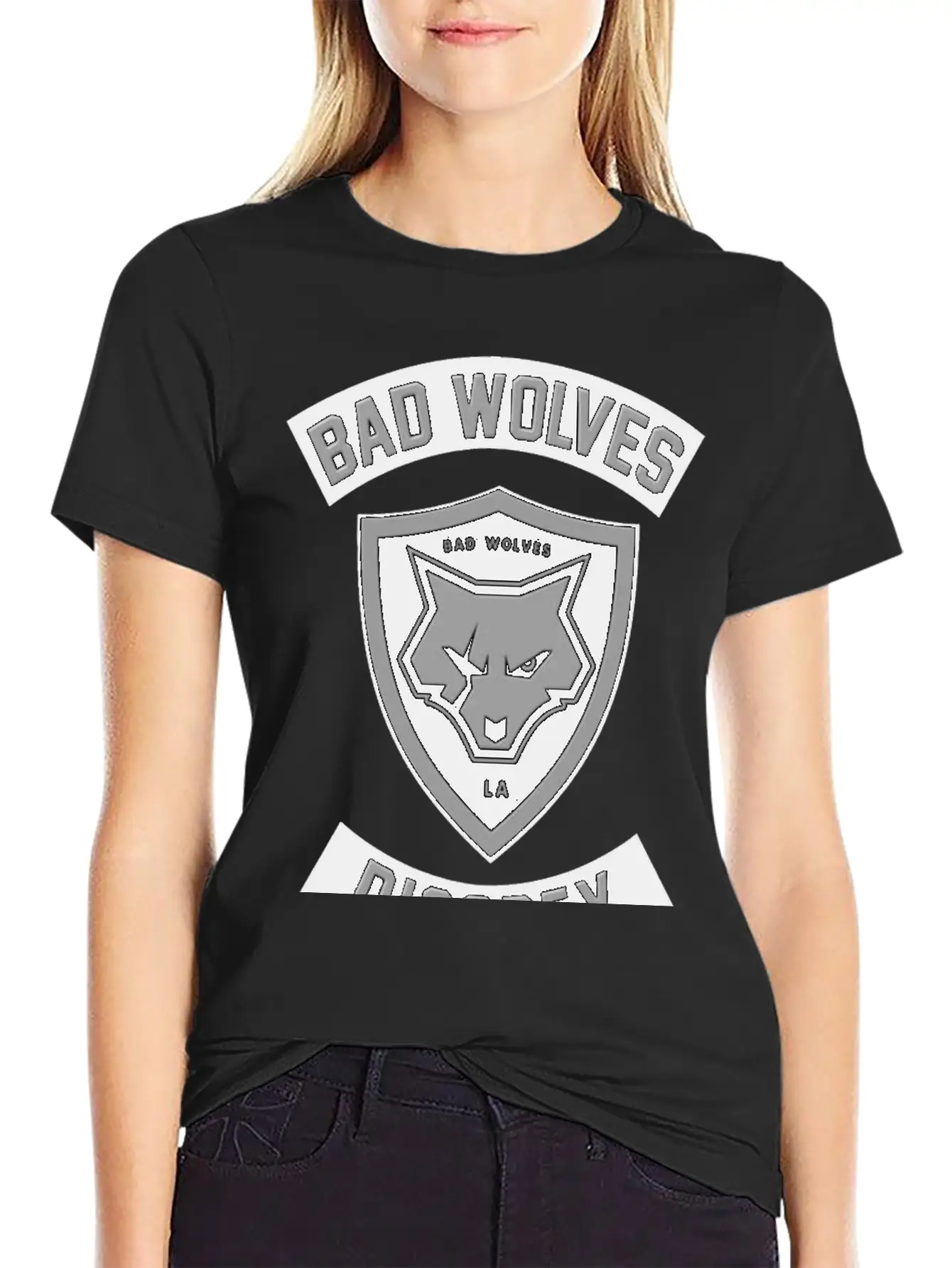 Wolf Shield Bad Wolves Basic Graphic T-Shirt – Daily Comfort In Soft Cotton