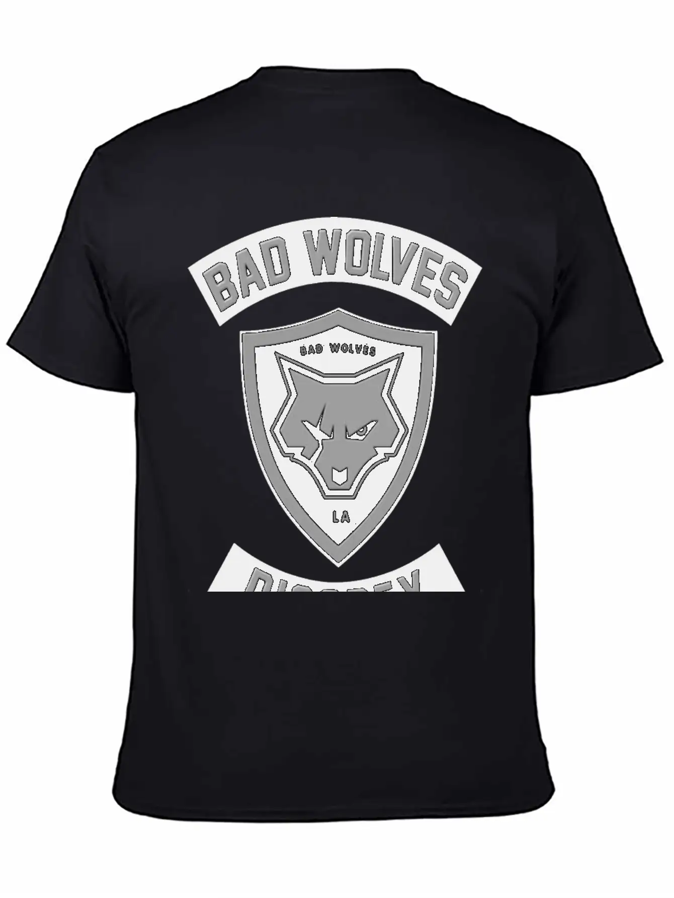 Wolf Shield Bad Wolves Basic Graphic T-Shirt – Daily Comfort In Soft Cotton