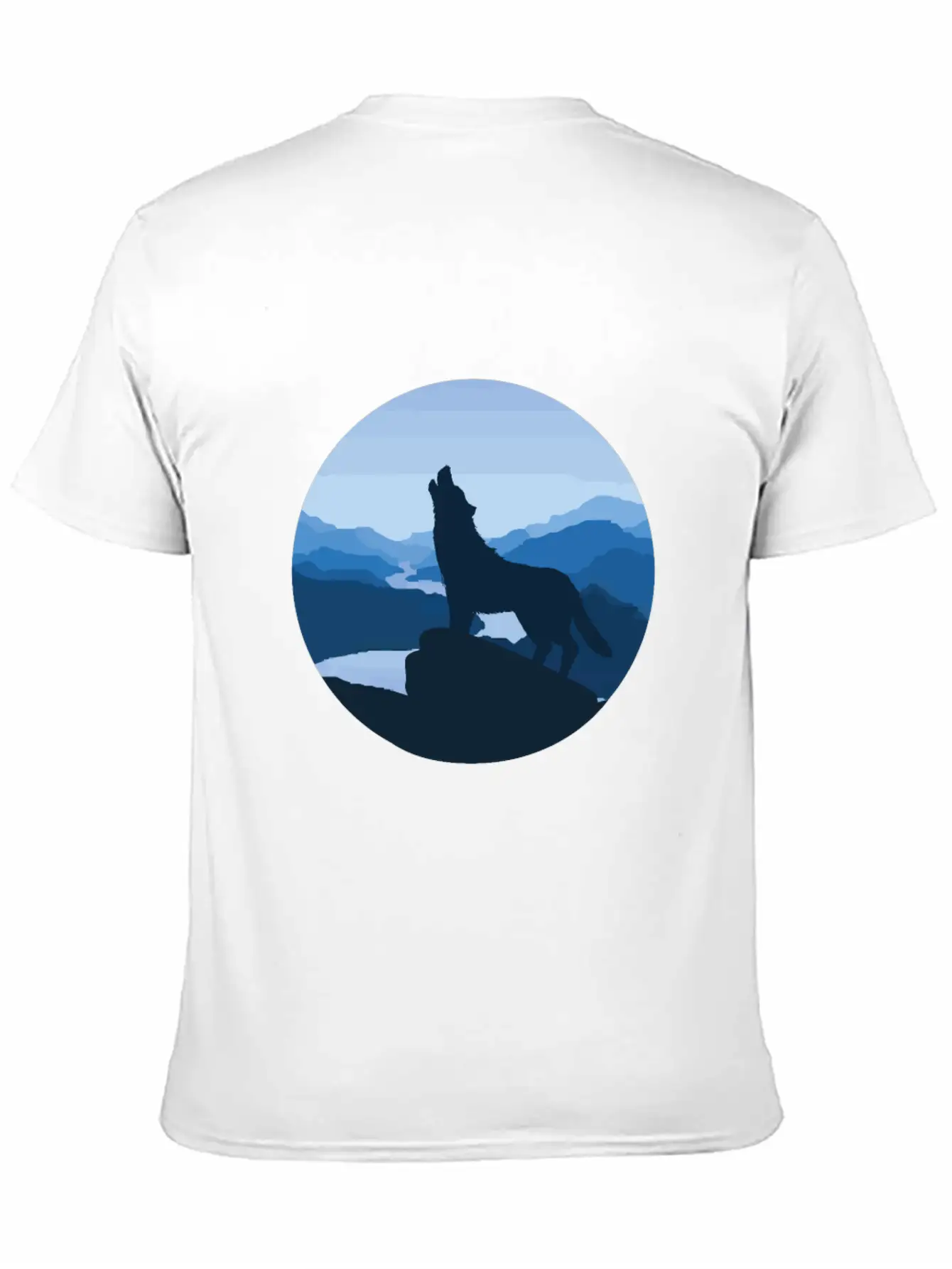 Wolf Steppe Night Moon Fable Magic Nature Gift Unisex Casual T-Shirt – Clean Design For Daily Comfort