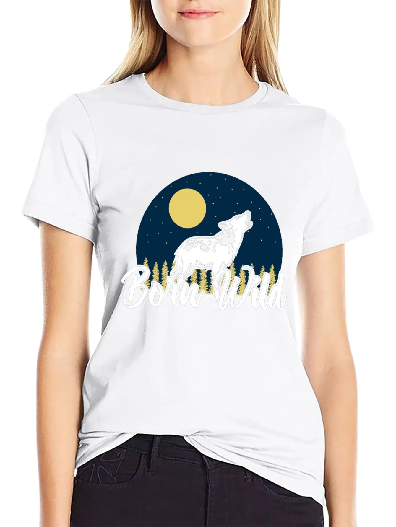 Wolf Wolves Gift Stylish Everyday T-Shirt – Unisex Basic Cotton Tee
