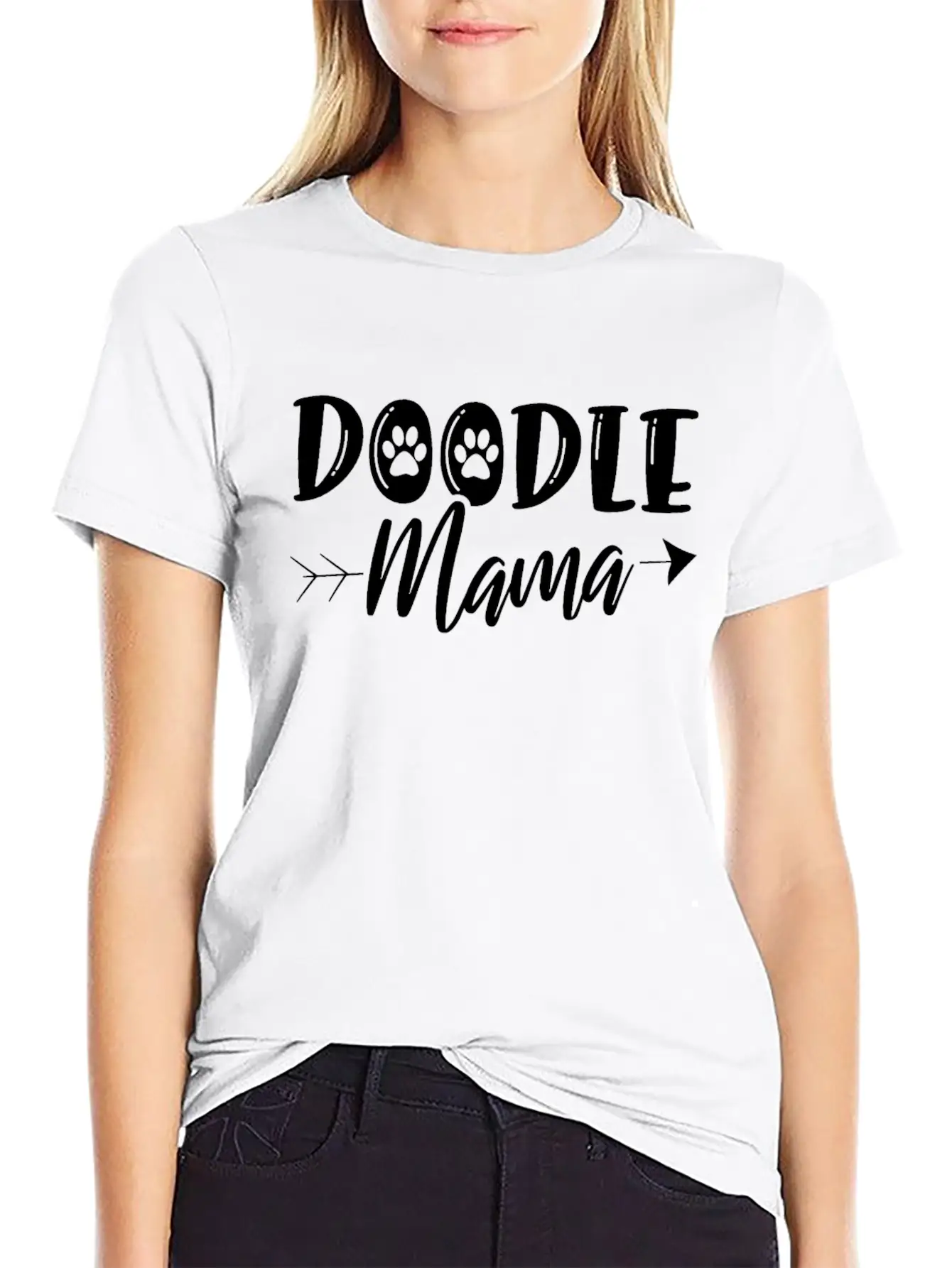 Womens Doodle Mama Labradoodle Goldendoodle Unisex Cotton Tee – Relaxed Fit For Any Occasion