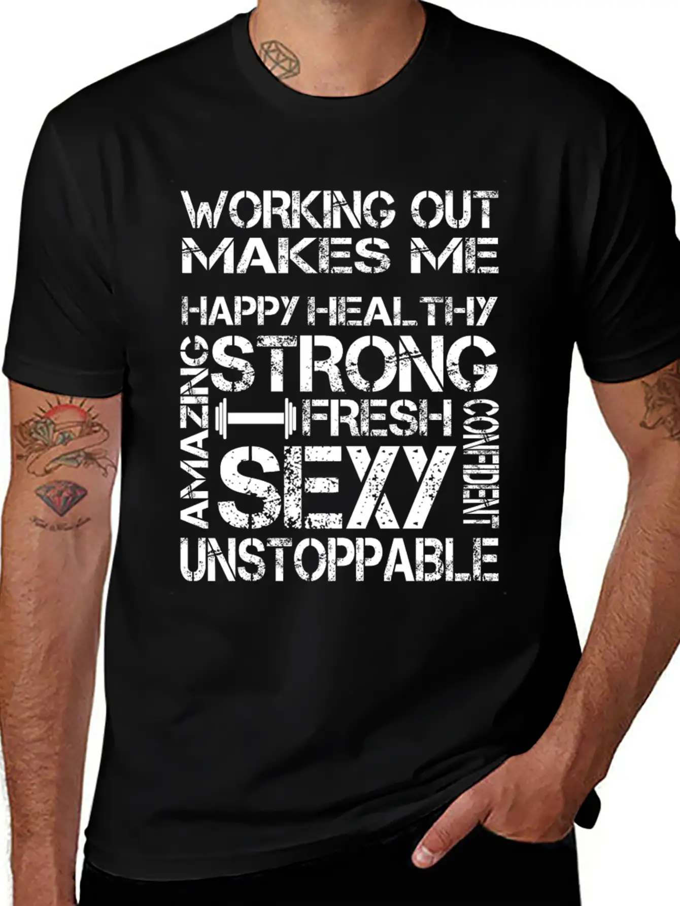 Workout Makes Me Sexy Stylish Everyday T-Shirt – Unisex Basic Cotton Tee