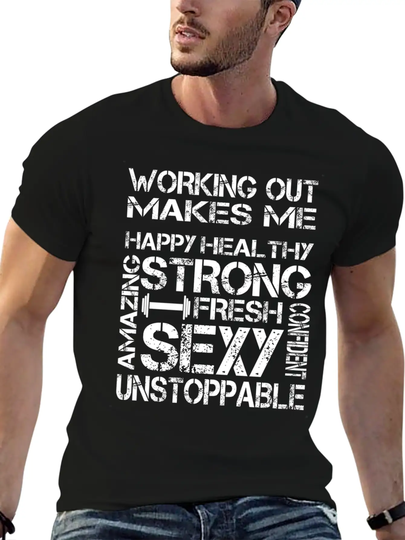Workout Makes Me Sexy Stylish Everyday T-Shirt – Unisex Basic Cotton Tee