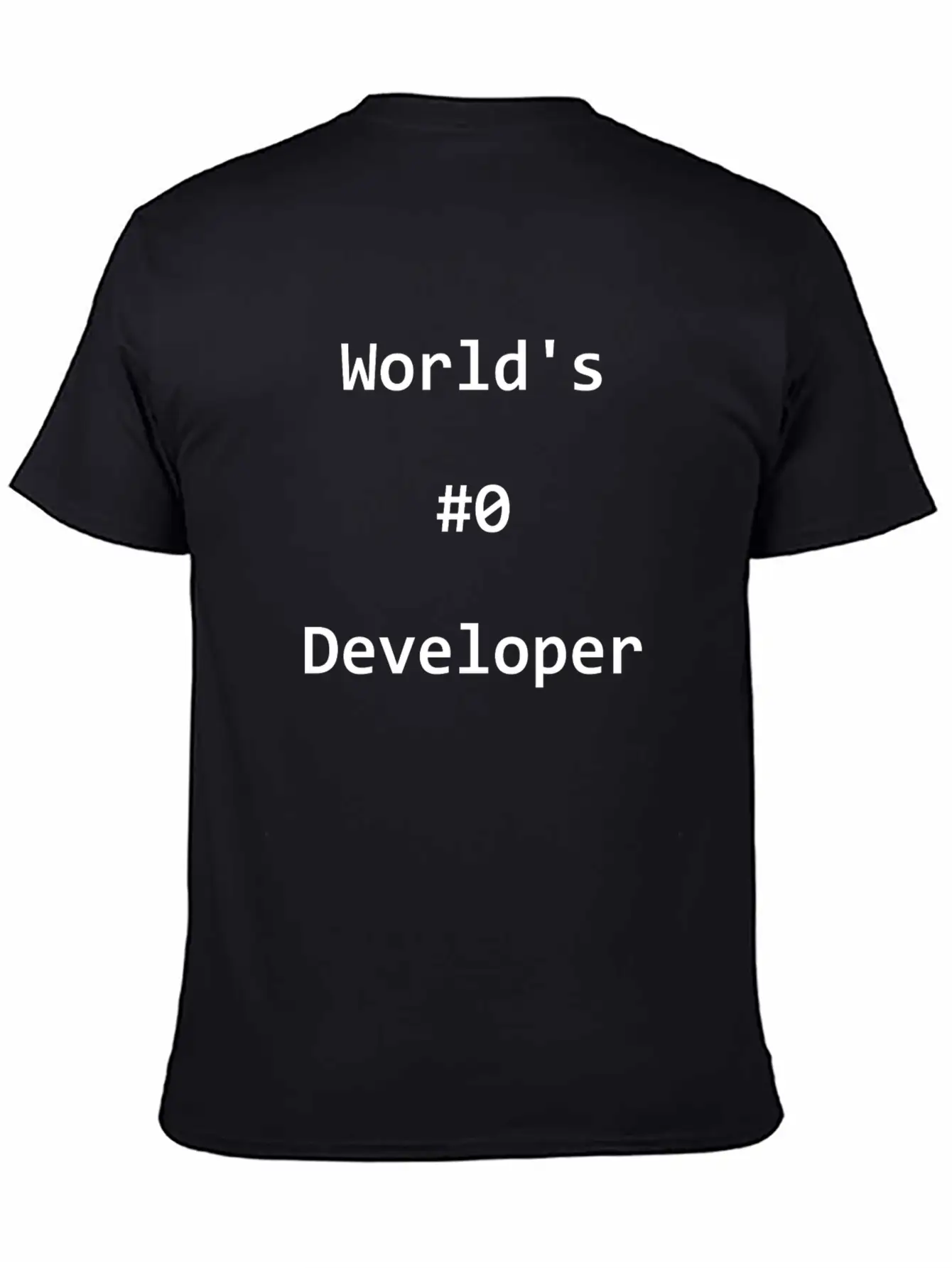 World's #0 Developer Breathable Graphic T-Shirt – Perfect For Casual Days