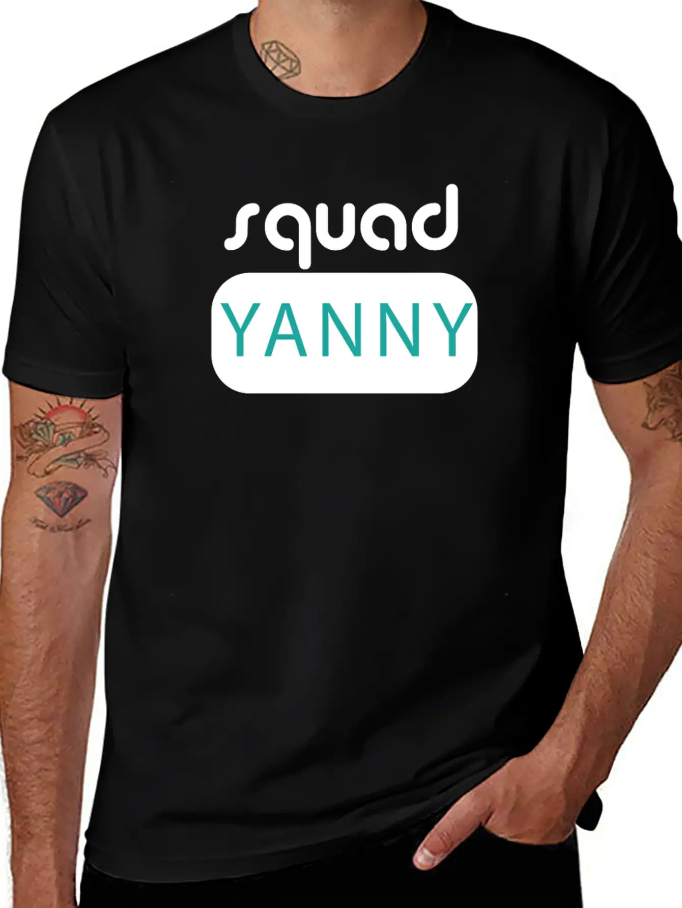 Yanny Squad Classic Crew Neck Graphic Tee – Everyday Minimal Look