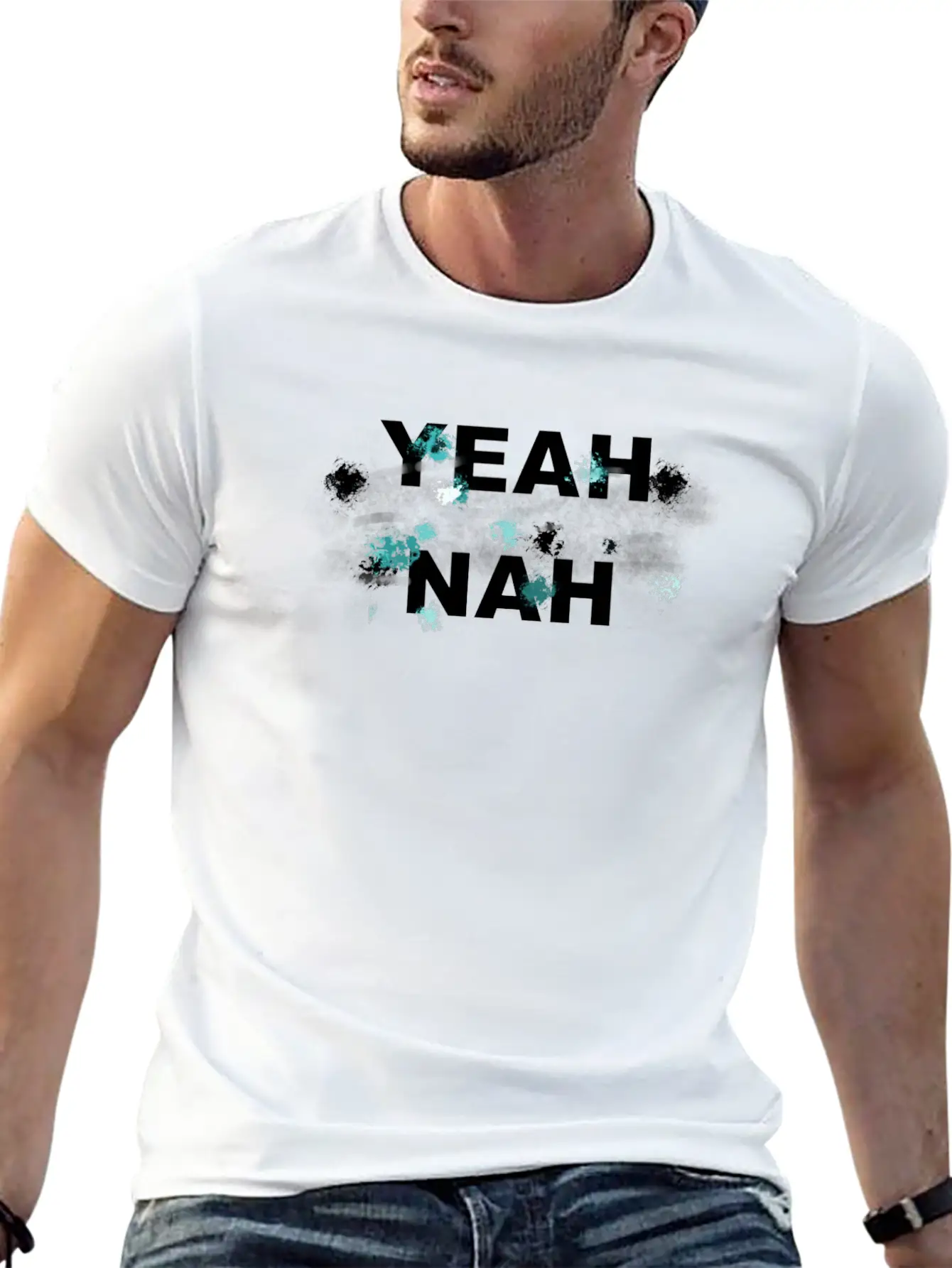YeahNah! Relaxed Everyday Tee – Lightweight And Durable Cotton