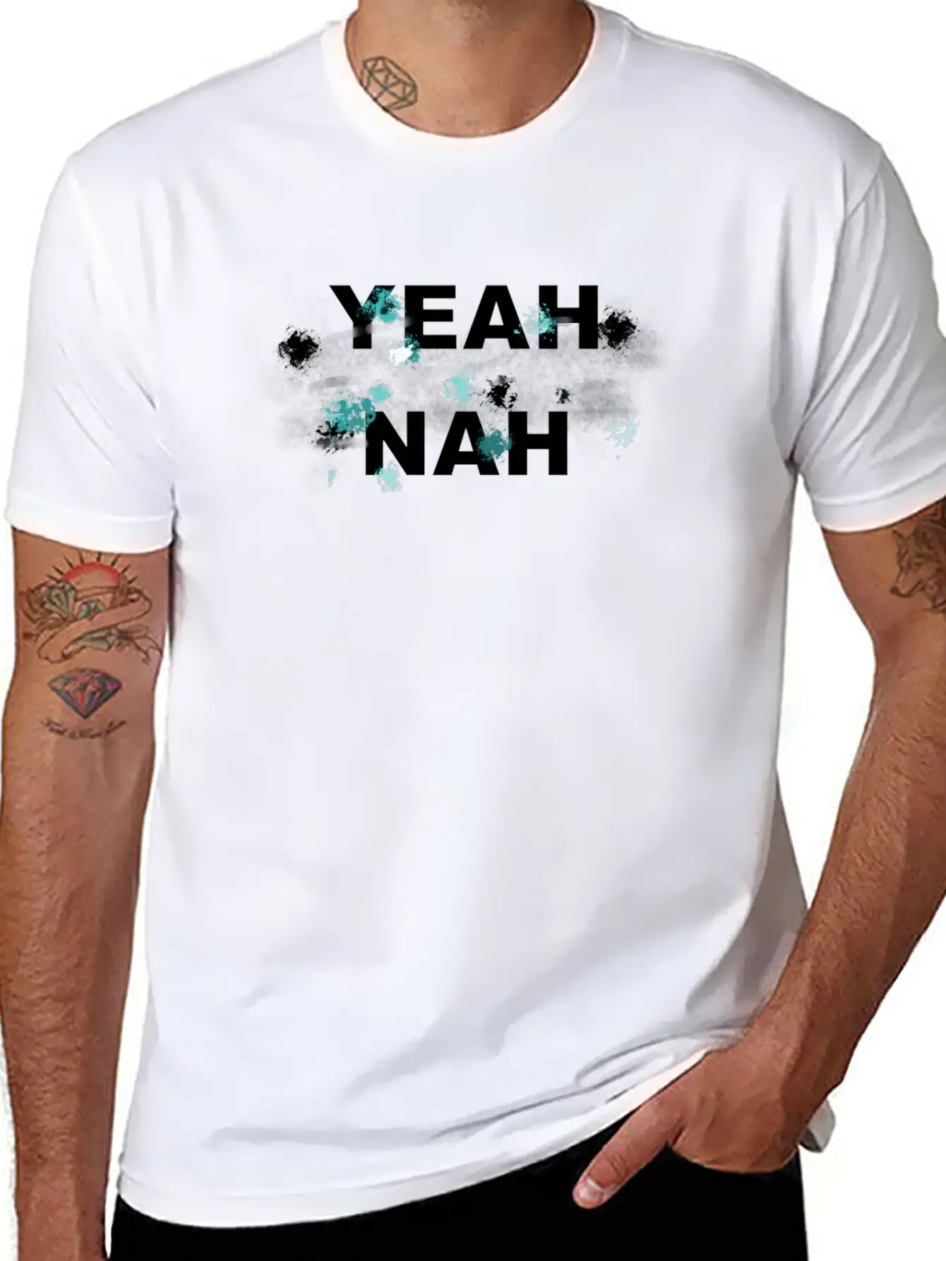 YeahNah! Relaxed Everyday Tee – Lightweight And Durable Cotton