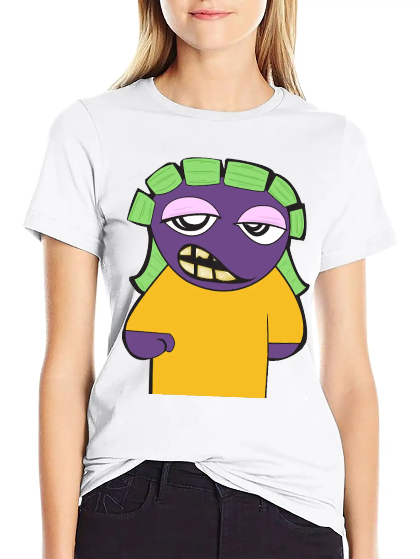 Yg Cartoon Lightweight Cotton T-Shirt – Daily Comfort Graphic Shirt