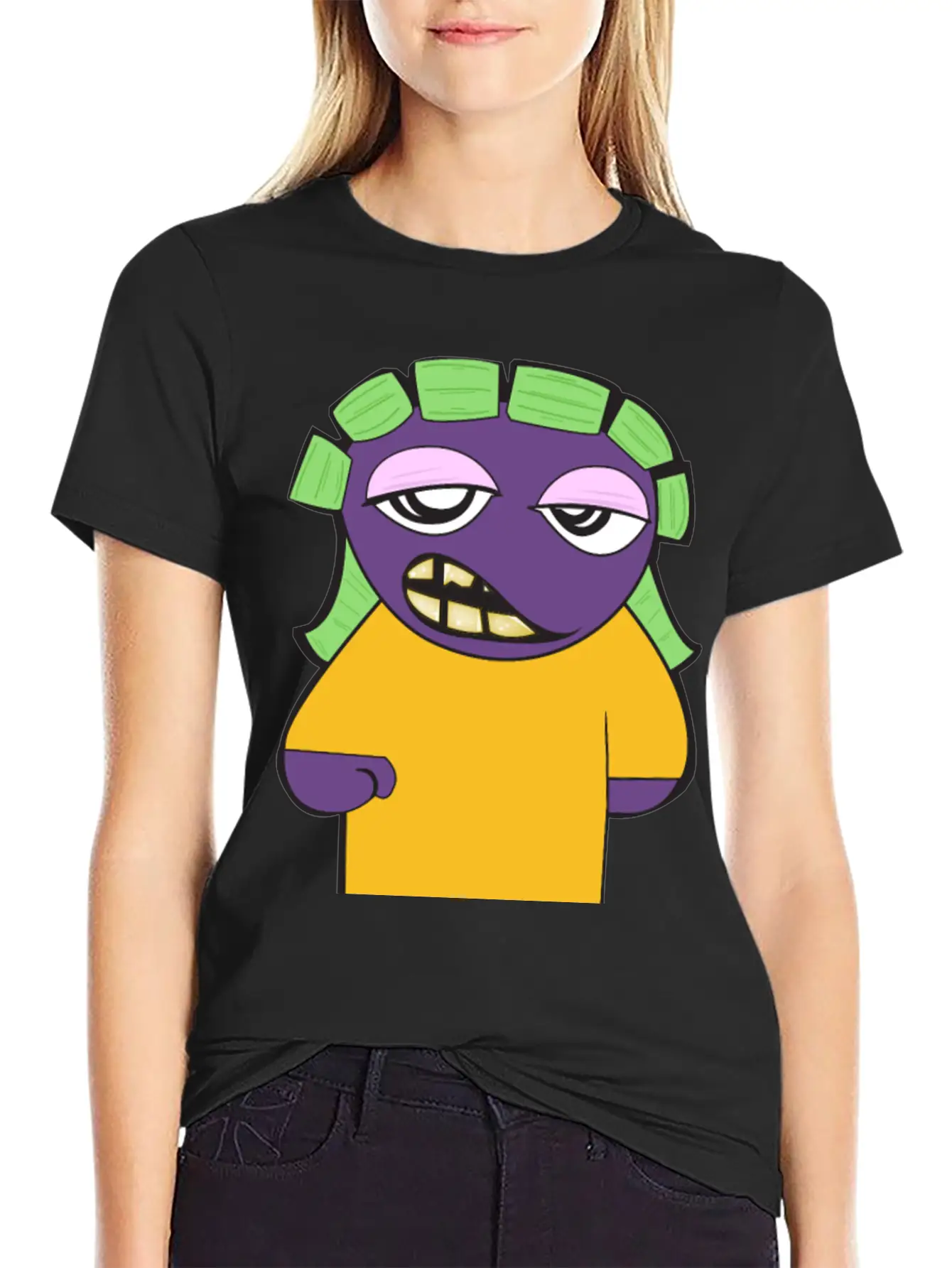 Yg Cartoon Lightweight Cotton T-Shirt – Daily Comfort Graphic Shirt