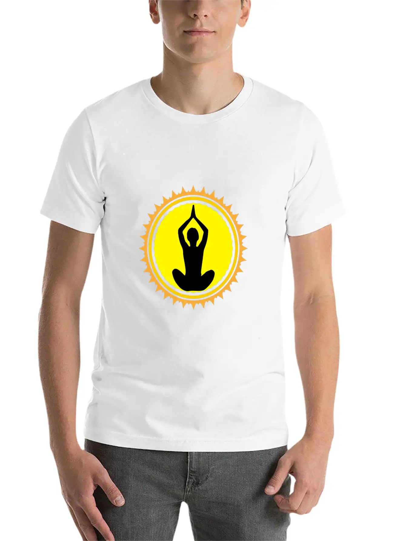 Yoga In The Sunrise Stylish Everyday T-Shirt – Unisex Basic Cotton Tee