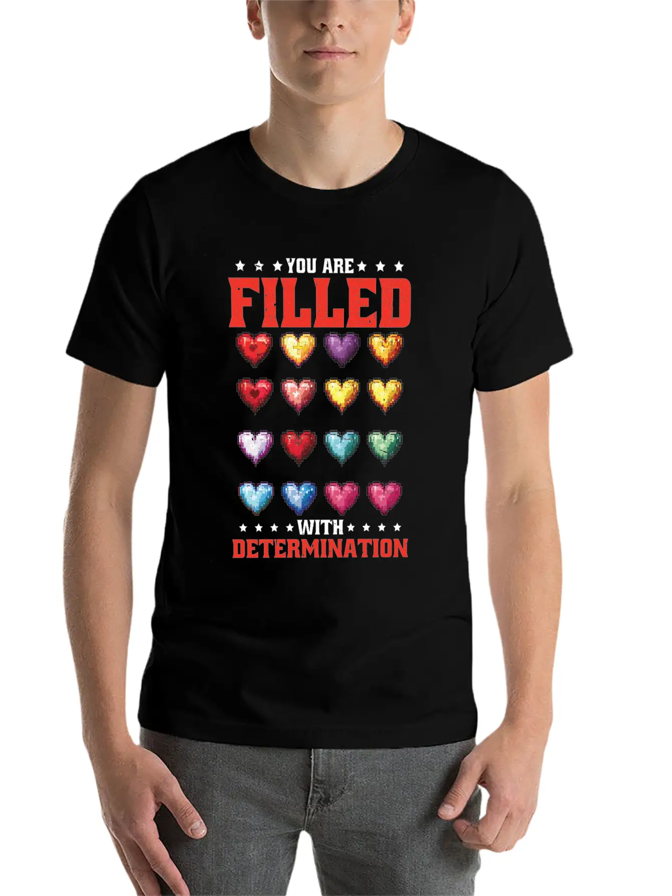 You Are Filled With Determination 26 Basic Graphic T-Shirt – Daily Comfort In Soft Cotton