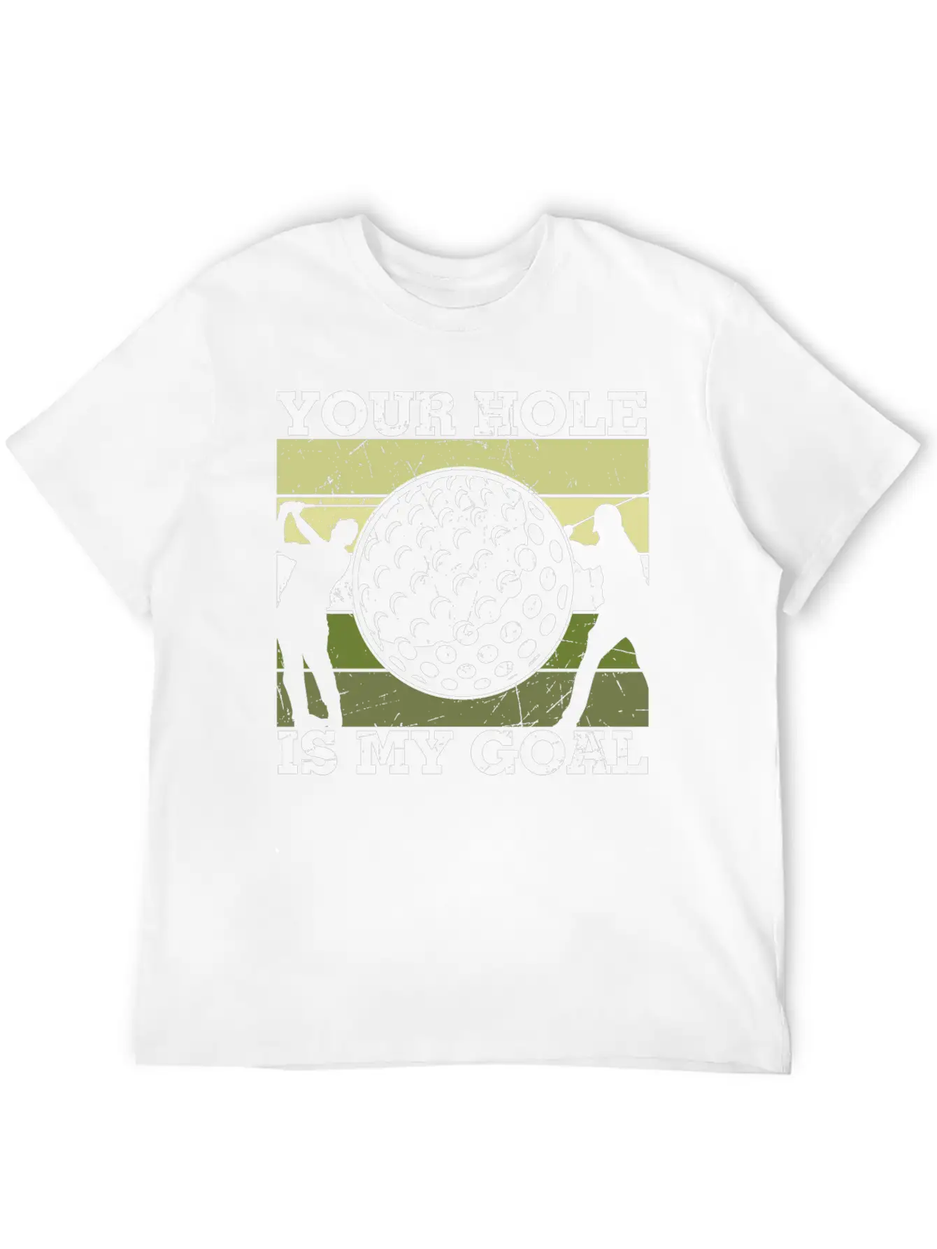 Your Hole Is My Goal Funny Golf Stylish Everyday T-Shirt – Unisex Basic Cotton Tee