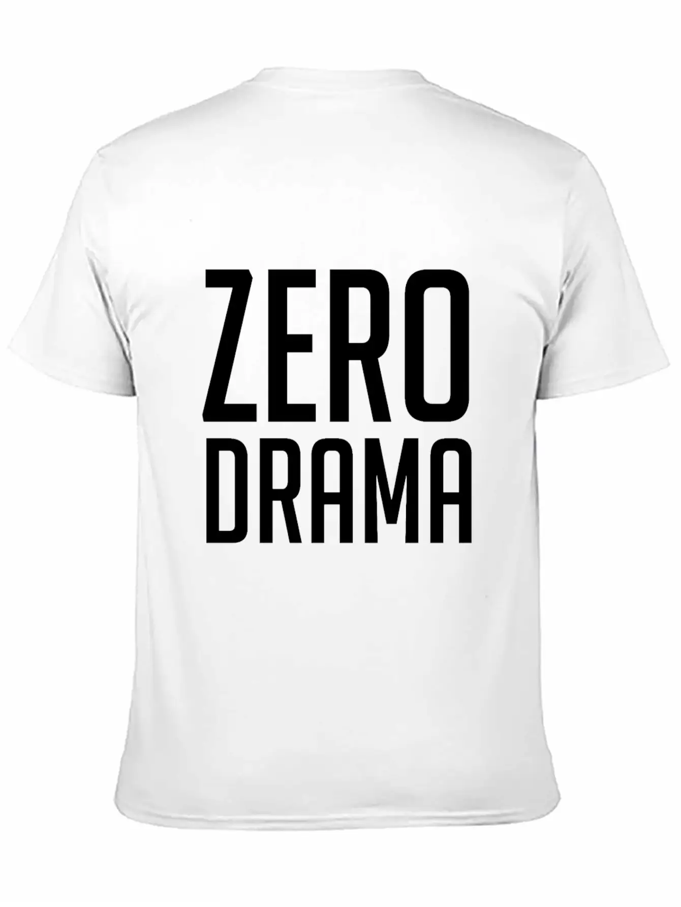 Zero Drama Classic Cotton Tee – Unisex Comfort For Any Season